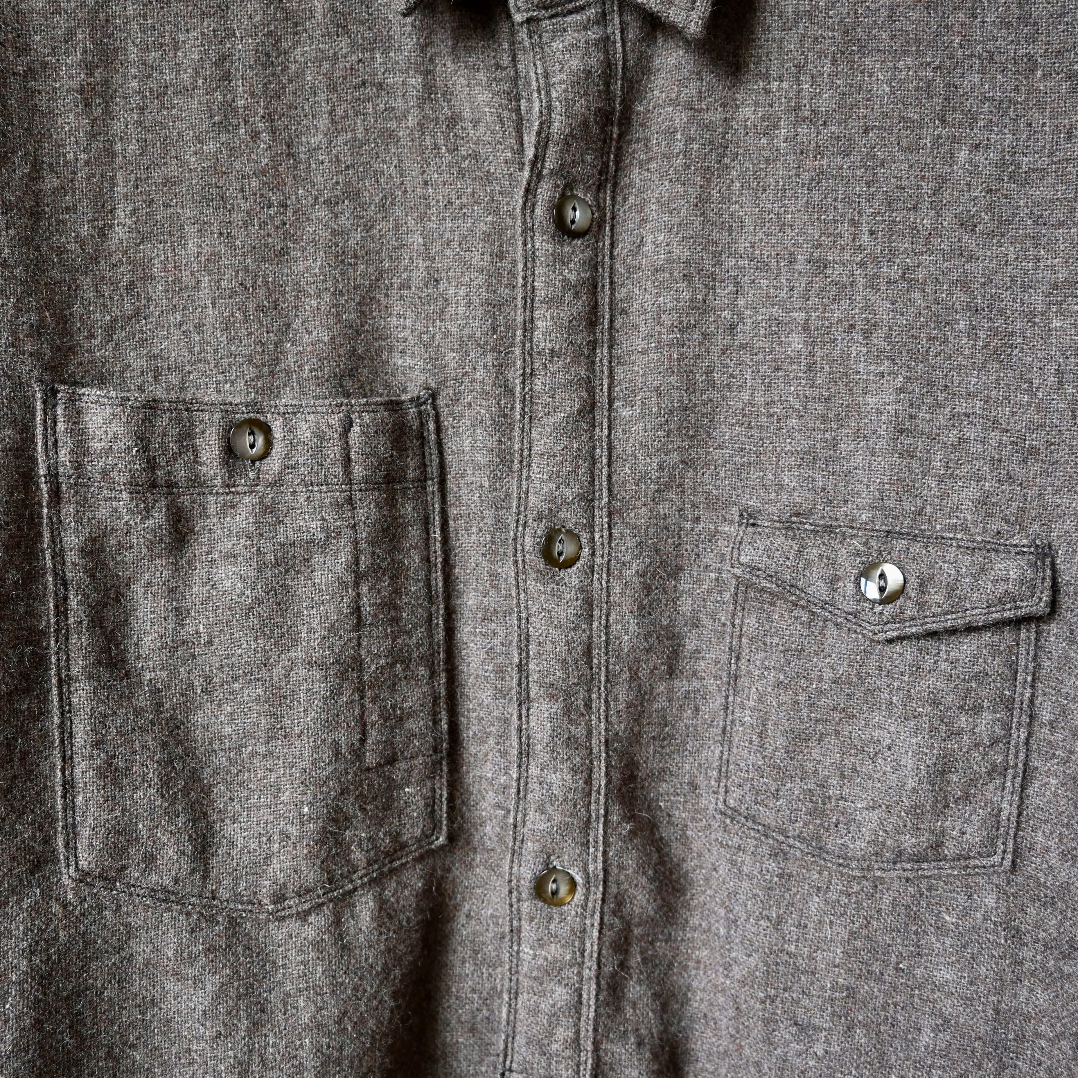 Spellbound SPELLBOUND wool blend fabric work shirt, made in Japan Size US L / EU 52-54 / 3 - 7 Thumbnail