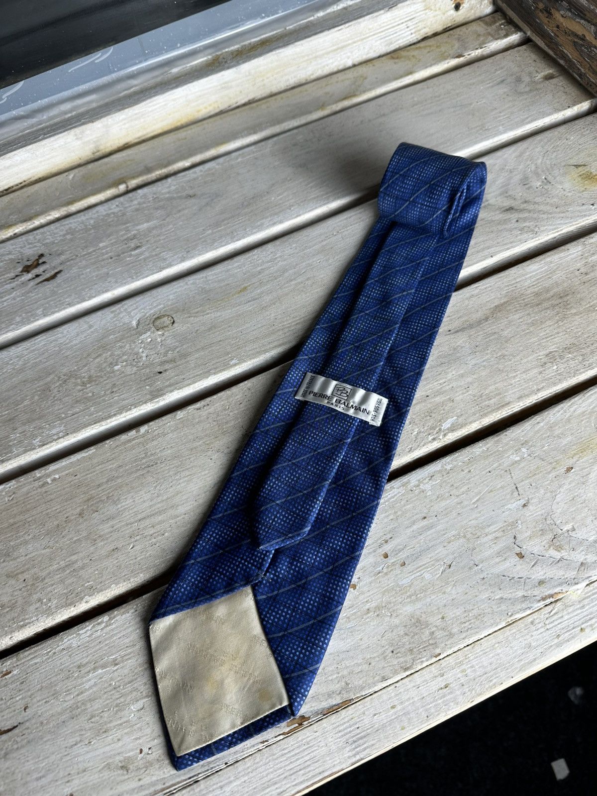 Balmain × Pierre Balmain × Vintage 🚨Rare vintage balmain tie paris 100% silk luxury Size ONE SIZE - 1 Thumbnail