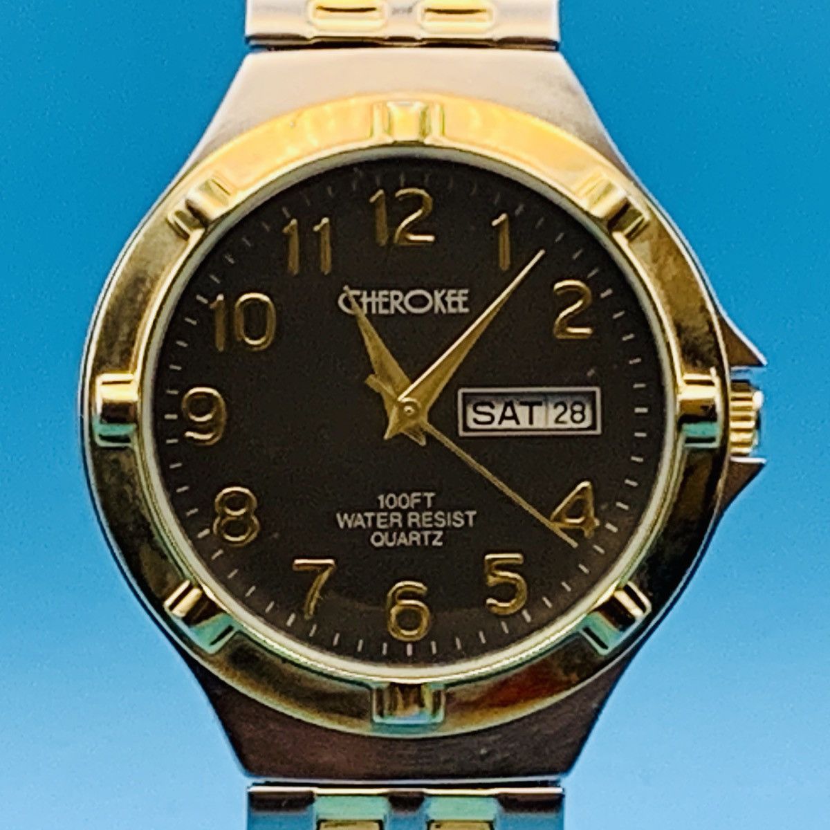 Cherokee CHEROKEE 32903 Men’s Vintage Quartz Wristwatch Works Size ONE SIZE - 2 Thumbnail