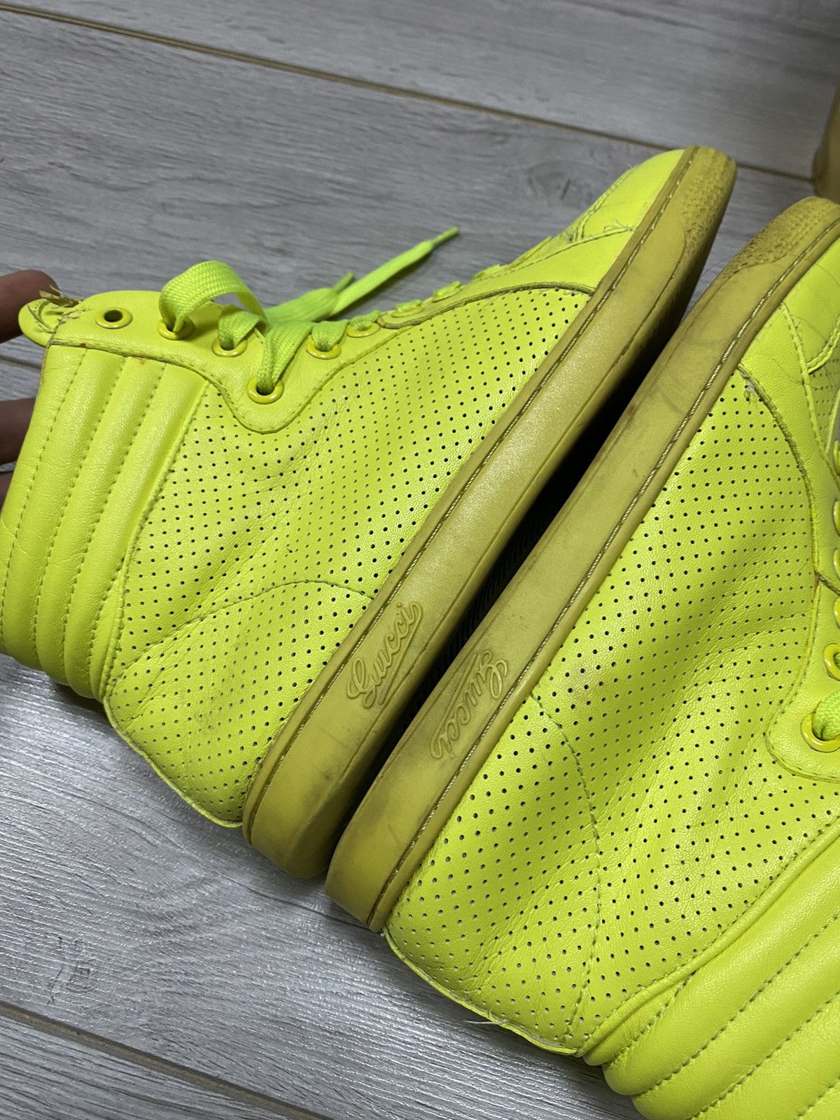 Gucci Gucci GG vintage high sneakers Size US 7 / EU 40 - 8 Thumbnail
