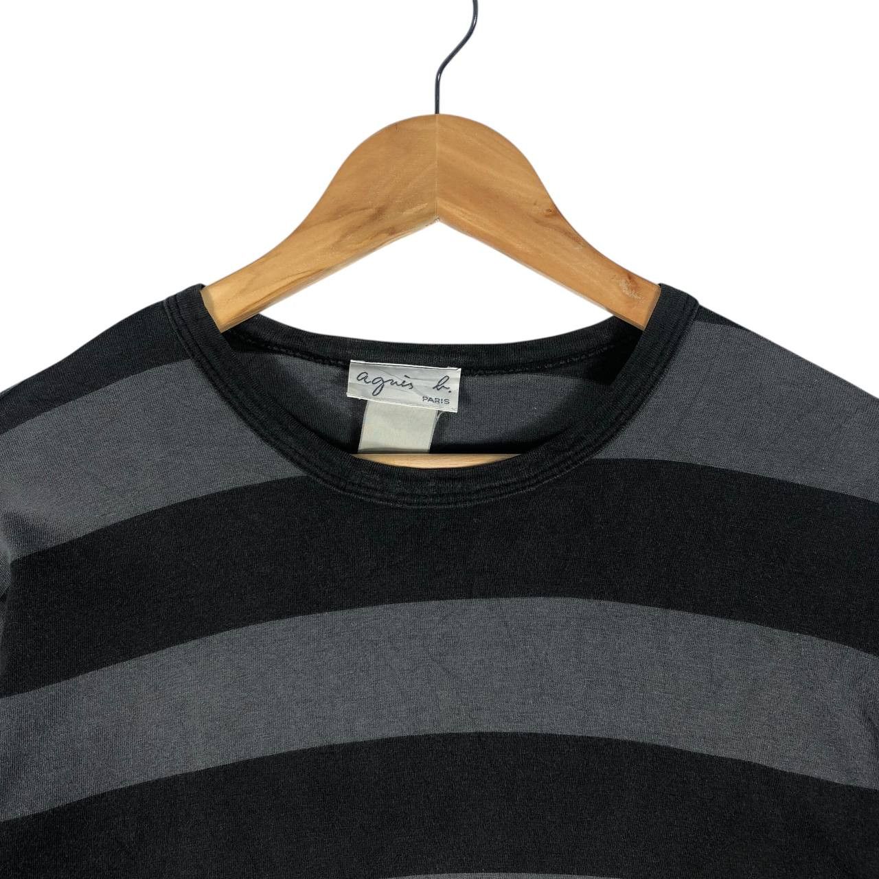 agnes b. Vintage Agnes b. Stripe Long Sleeve T-Shirt Size US M / EU 48-50 / 2 - 2 Thumbnail