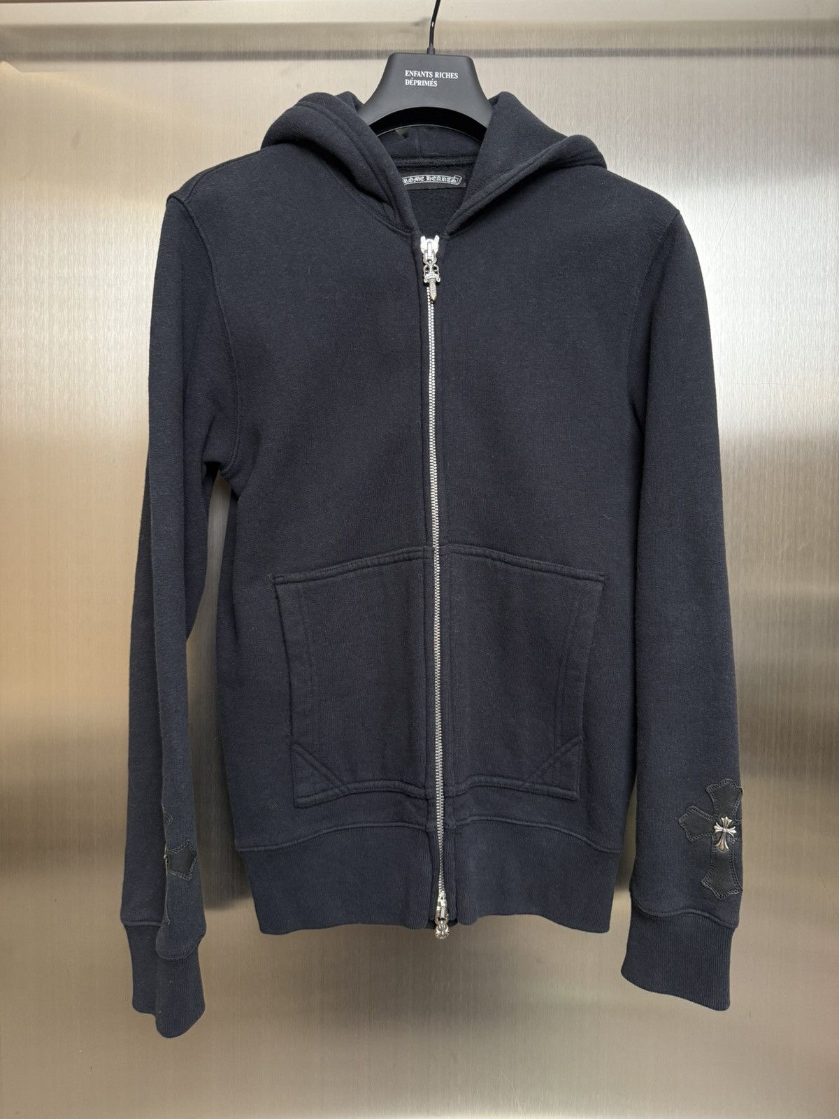 Chrome Hearts Chrome hearts y not patches cross zip up hoodie Size US XS / EU 42 / 0 - 4 Thumbnail