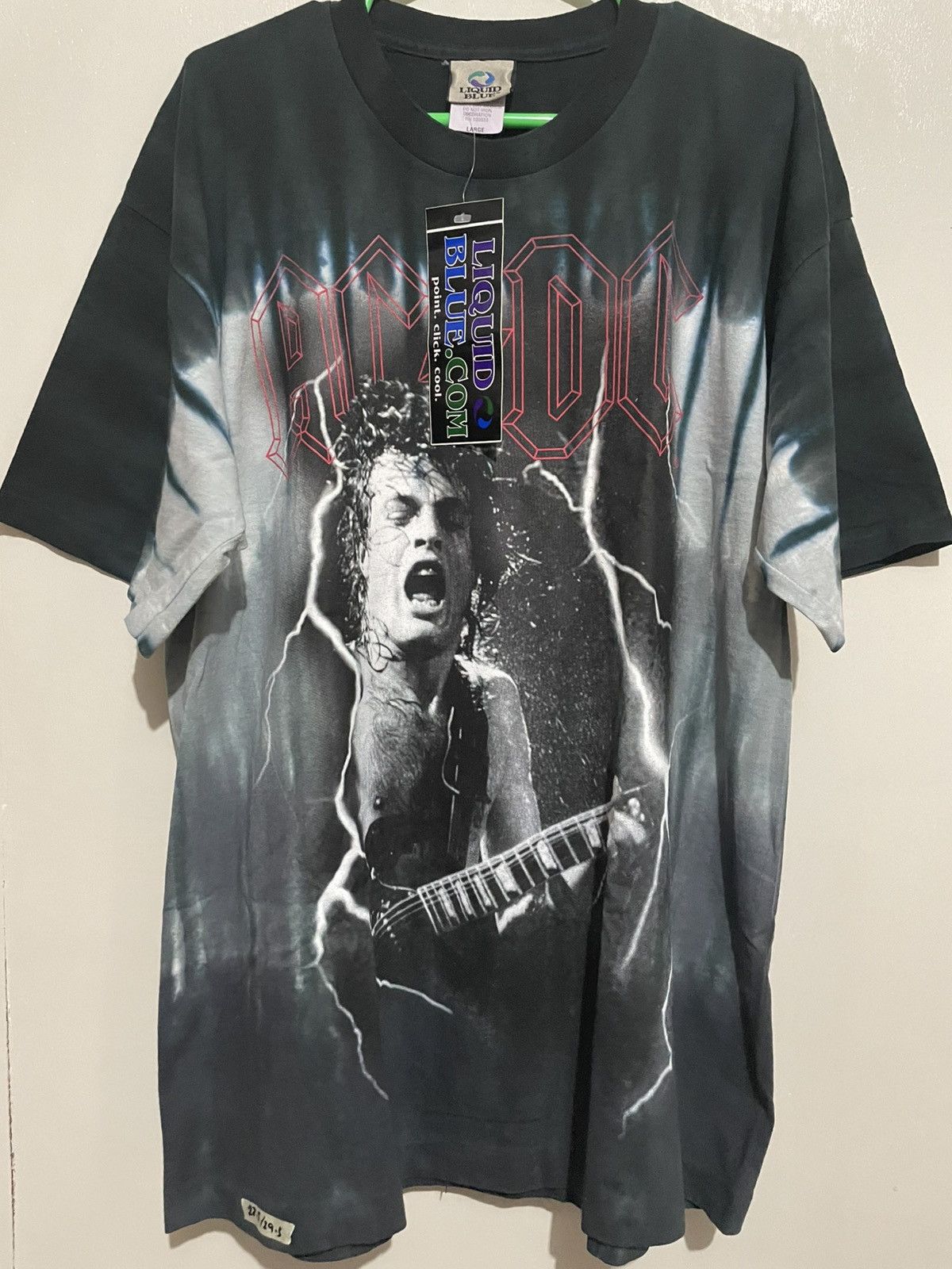 AC/DC × Liquid Blue Liquid Blue Tie-Dye Angus Young AC|DC Band Shirt Size US L / EU 52-54 / 3 - 3 Thumbnail