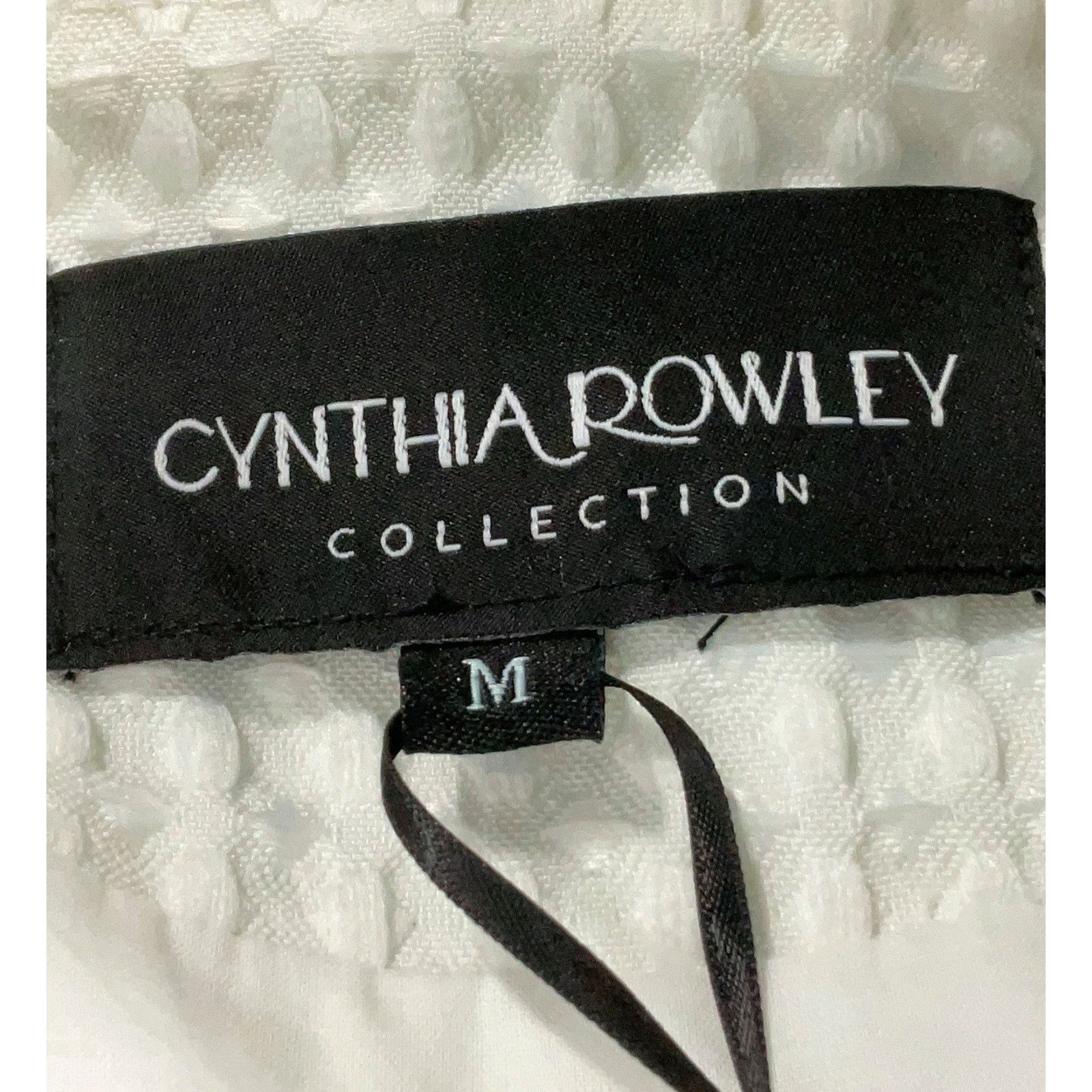 Cynthia Rowley NWT Cynthia Rowley Button Front Shift Mini Dress White M Size M / US 6-8 / IT 42-44 - 5 Thumbnail