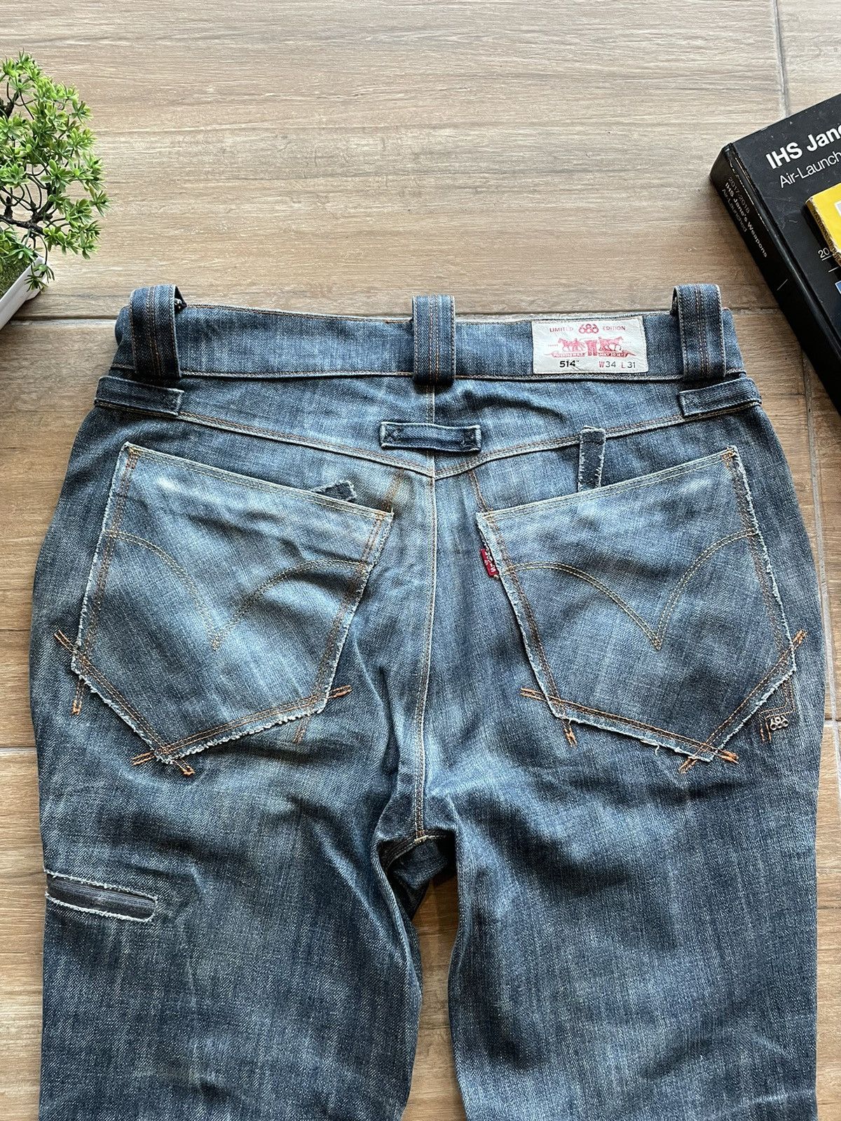 686 × Levi's × Levi's Vintage Clothing 686 X Levis 514 Ski Jeans Size US 35 - 13 Thumbnail