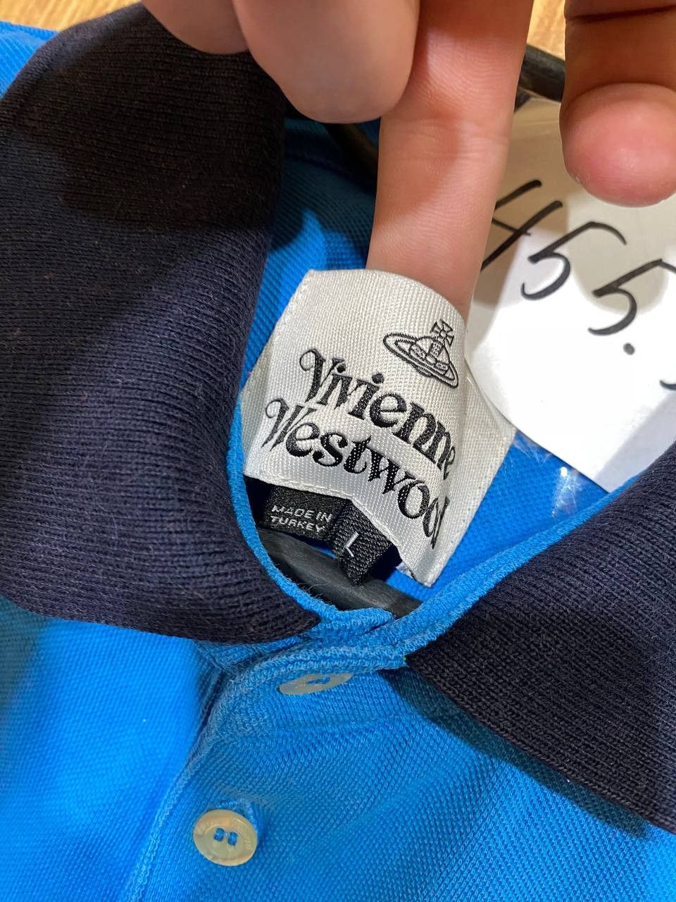 Vivienne Westwood Vintage Vivienne Westwood Polo Shirt Logo Orb Basic Y2k Size US L / EU 52-54 / 3 - 2 Thumbnail