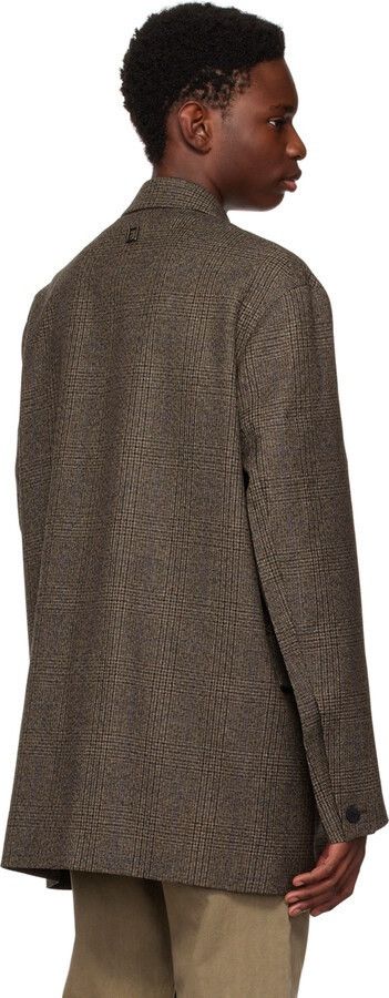 Wooyoungmi !DS! AW23 Wooyoungmi Brown Double Breasted Coat Jacket Size US L / EU 52-54 / 3 - 24 Thumbnail