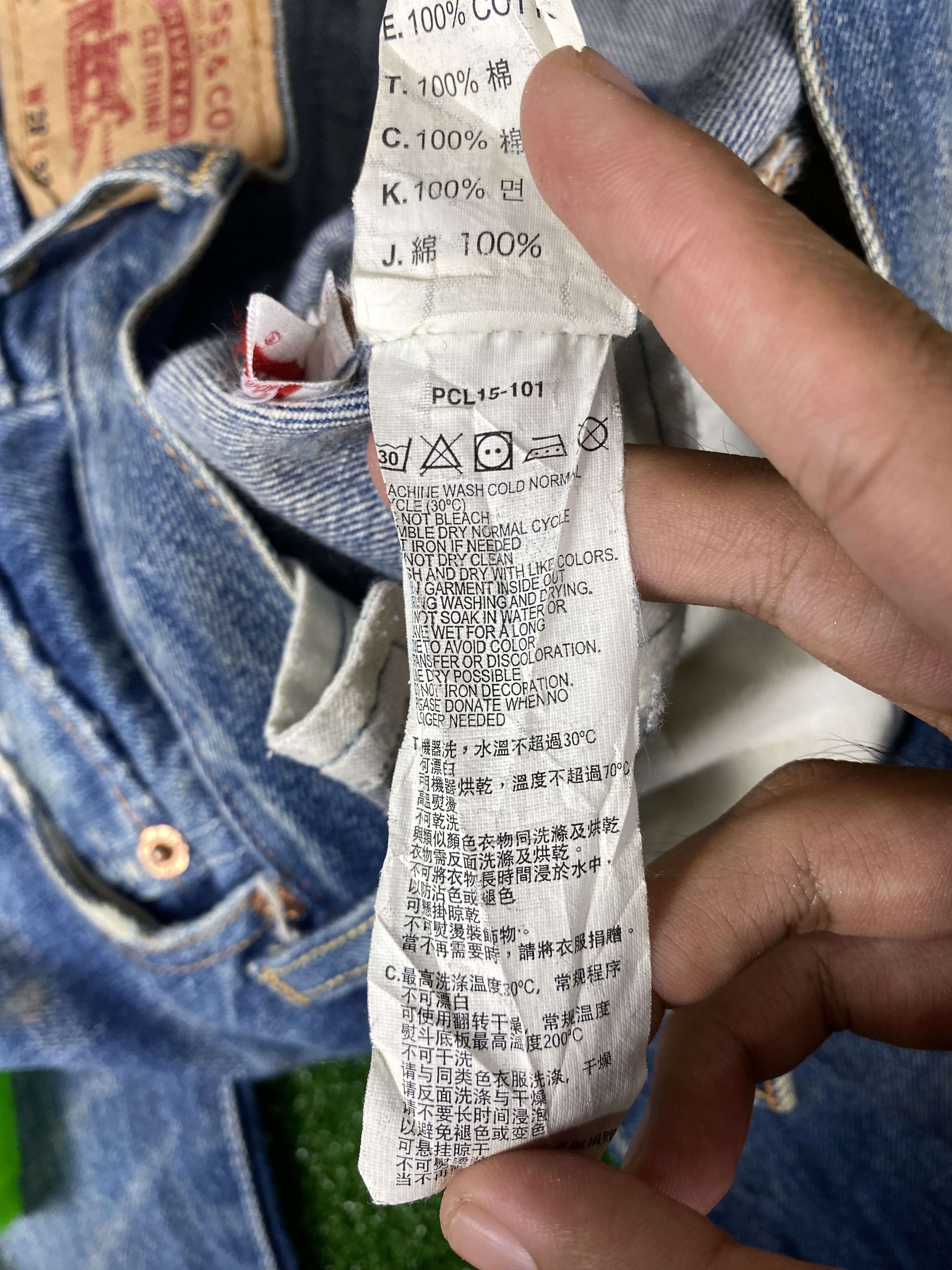 Levi's Vintage 90s Levi's 501 Faded Jeans CP0073 Size US 30 / EU 46 - 13 Thumbnail