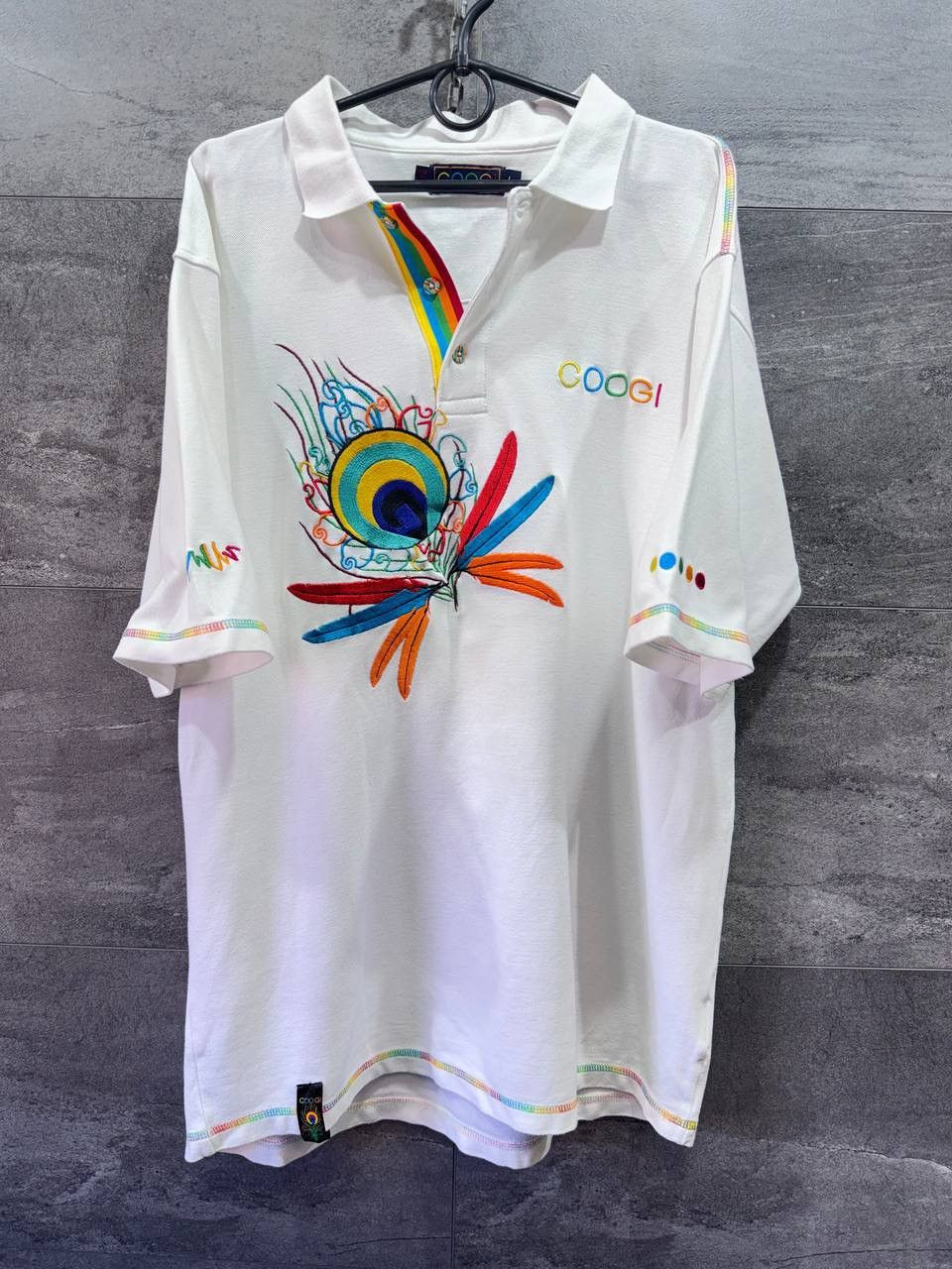 Coogi Vintage COOGI Australia Embroidered Graphic Polo Shirt Size US L / EU 52-54 / 3 - 1 Thumbnail