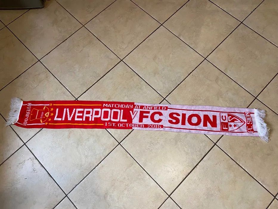 Other Unique football scarf LIVERPOOL FC. - F.C. SION - UNIQUE Size ONE SIZE - 3 Thumbnail