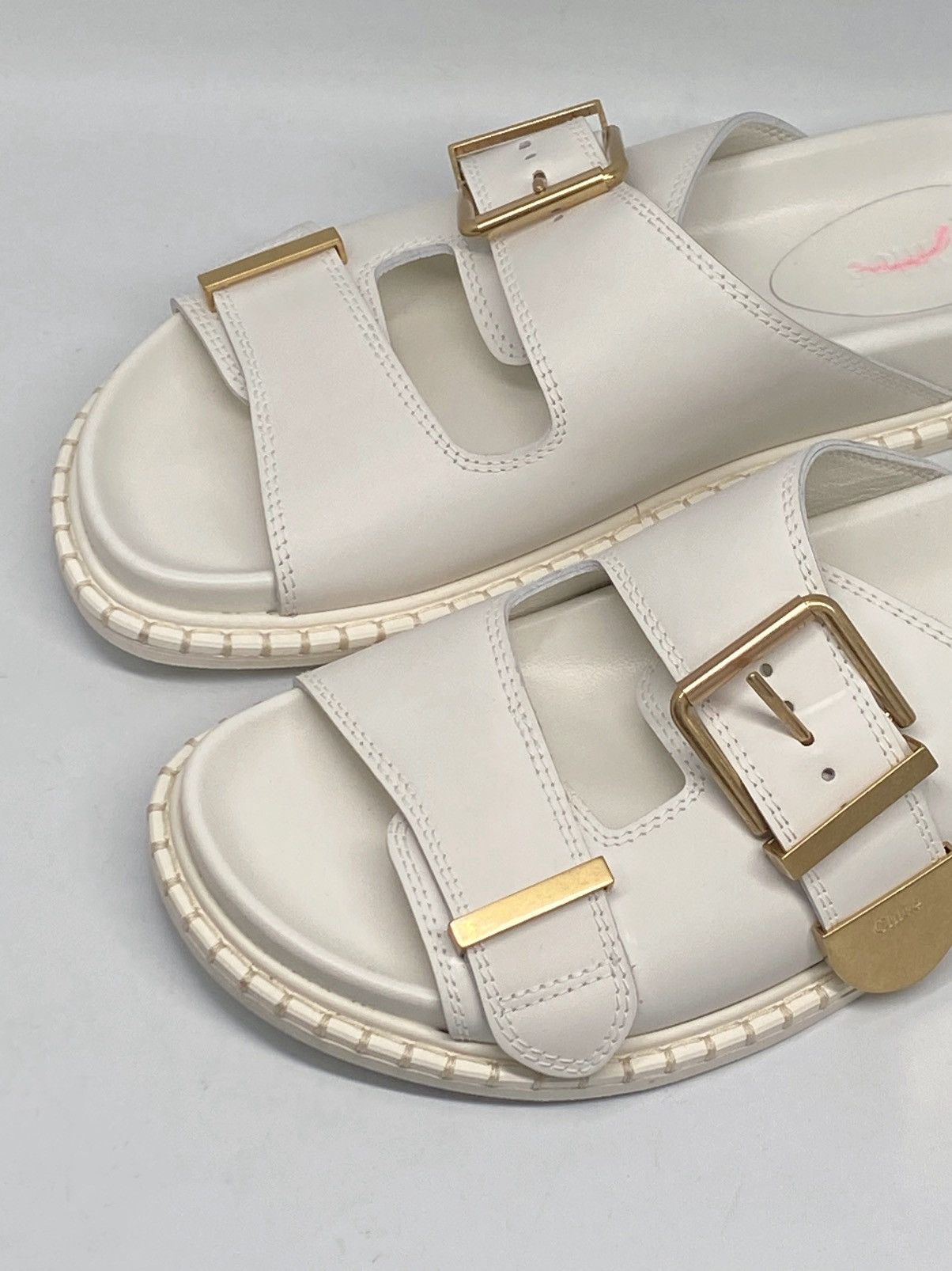 Chloe Chloe Rebecca Leather Slide Sandals size 39 Size US 9 / IT 39 - 11 Thumbnail