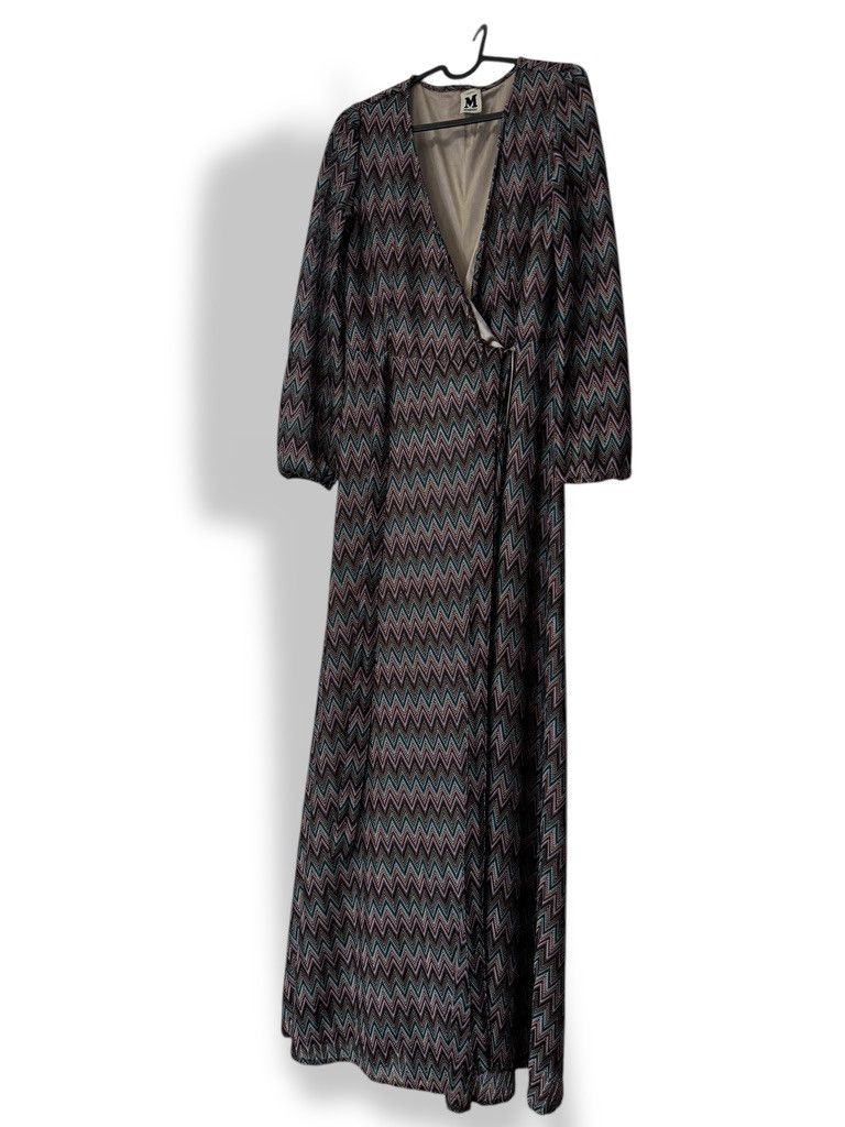 Missoni Missoni Zigzag Maxi Dress Size L / US 10 / IT 46 - 2 Thumbnail