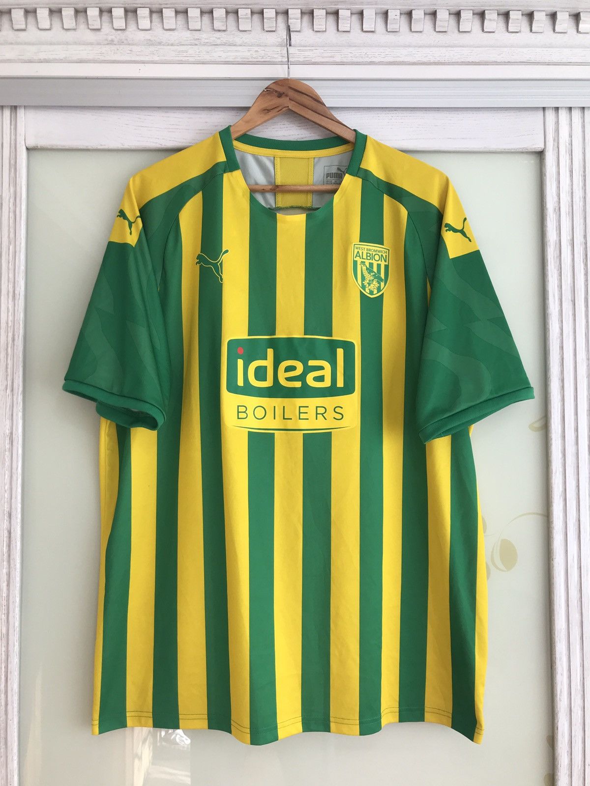 Puma West Bromwich 2019-2020 Away Soccer Jersey Football Kit Size US XXL / EU 58 / 5 - 1 Thumbnail