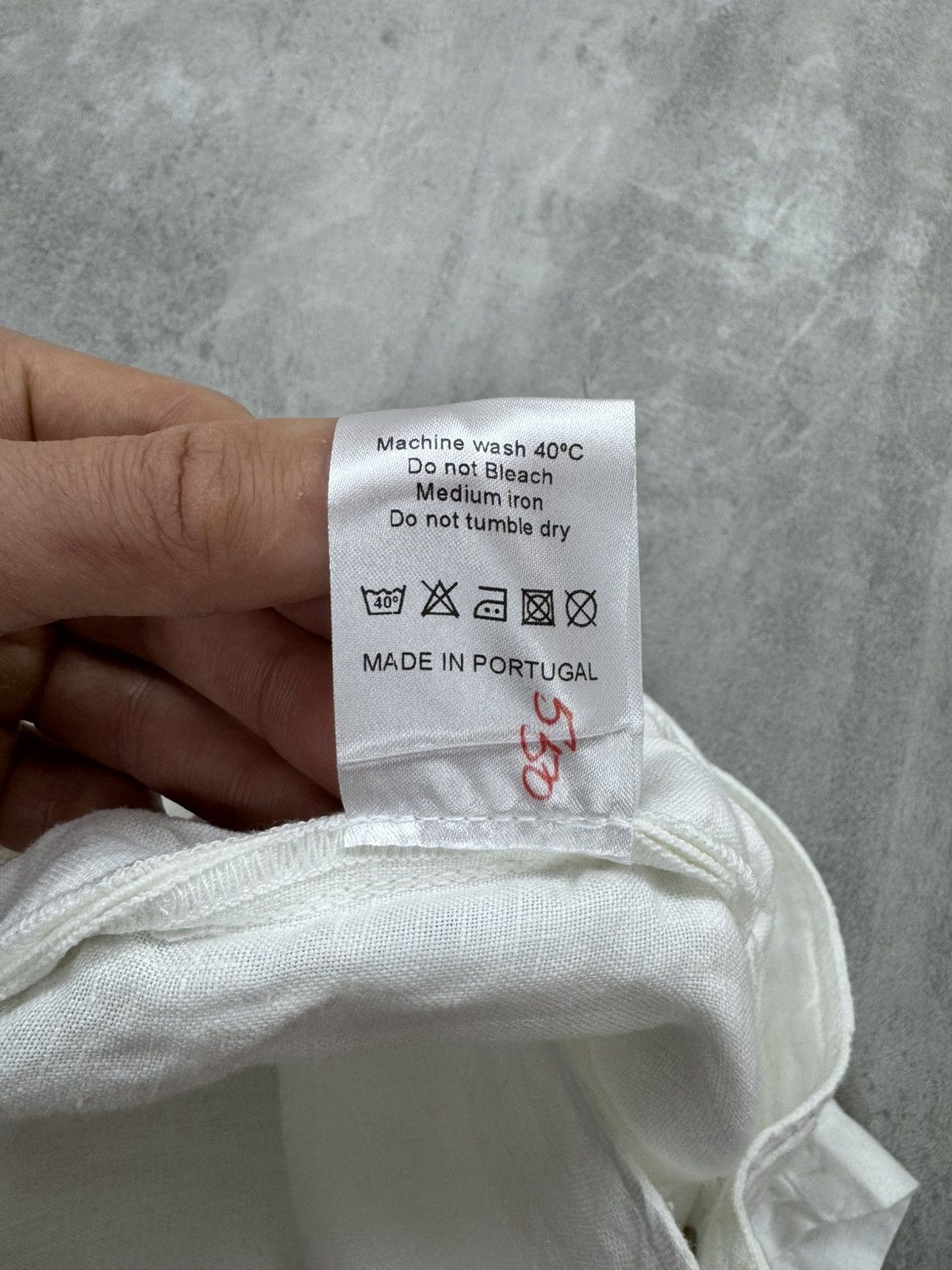 Designer BUSNEL Linen Shorts White Lino Summers Bermuda Womens Sz. 38 Size 26" / US 2 / IT 38 - 9 Thumbnail