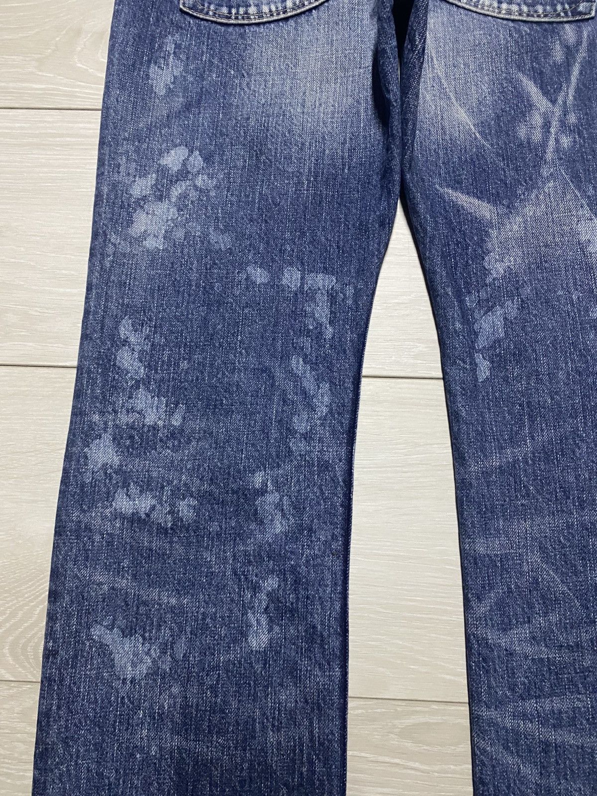 Neighborhood Vintage Japanese Brand Rnaic Repair Bleach Skinny Jeans Size US 31 - 9 Thumbnail