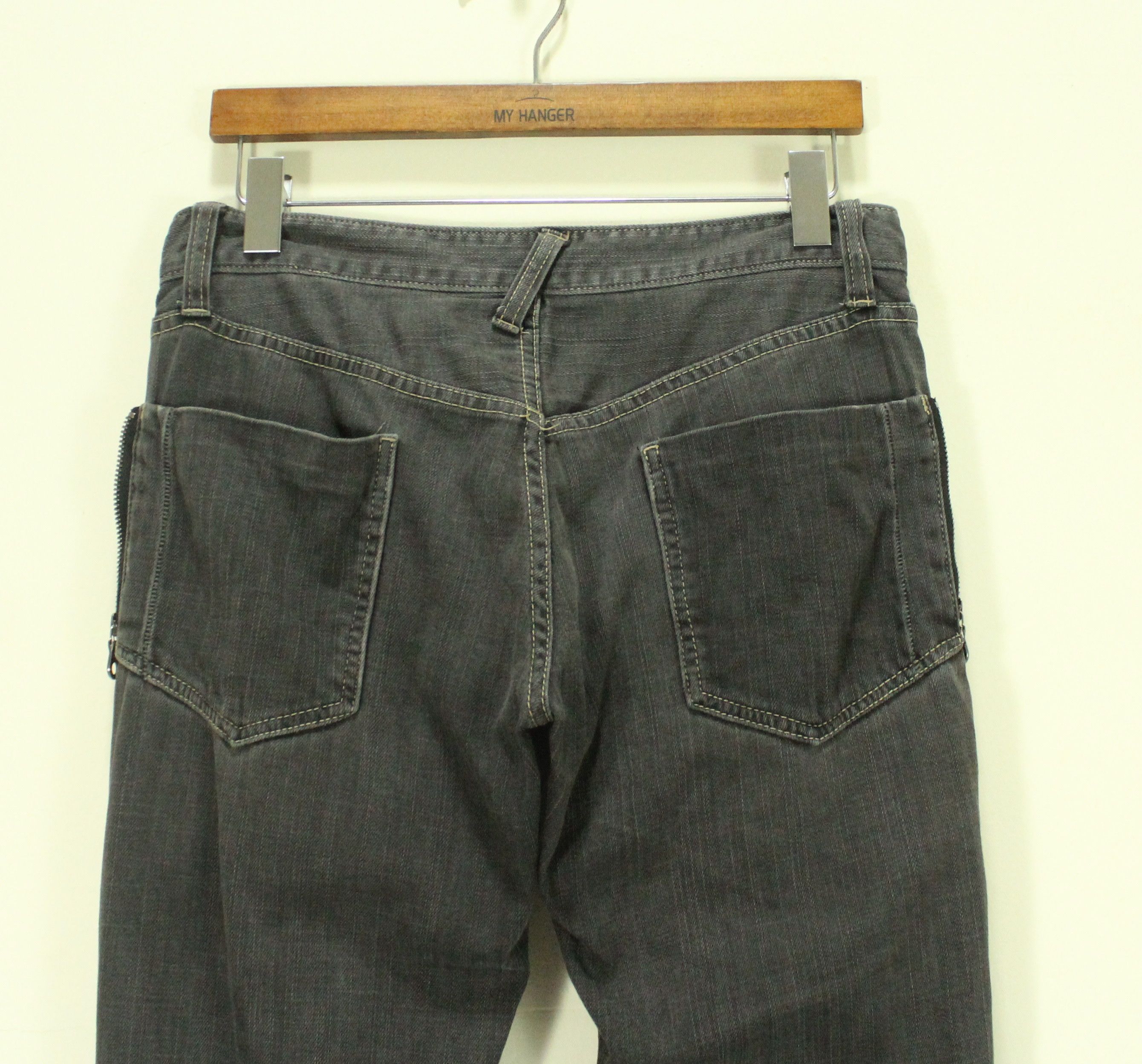 PPFM PPFM Denim Stretchy Multi Zippers Pockets Size US 30 / EU 46 - 8 Thumbnail