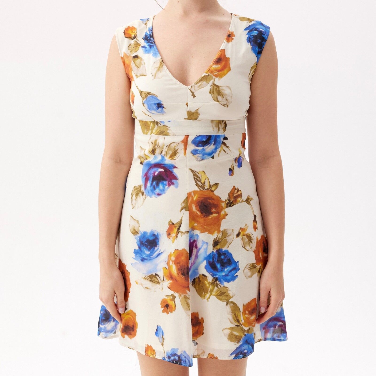 Dolce & Gabbana Dolce & Gabbana Floral Pattern Silk Sundress Size S Size S / US 4 / IT 40 - 1 Thumbnail