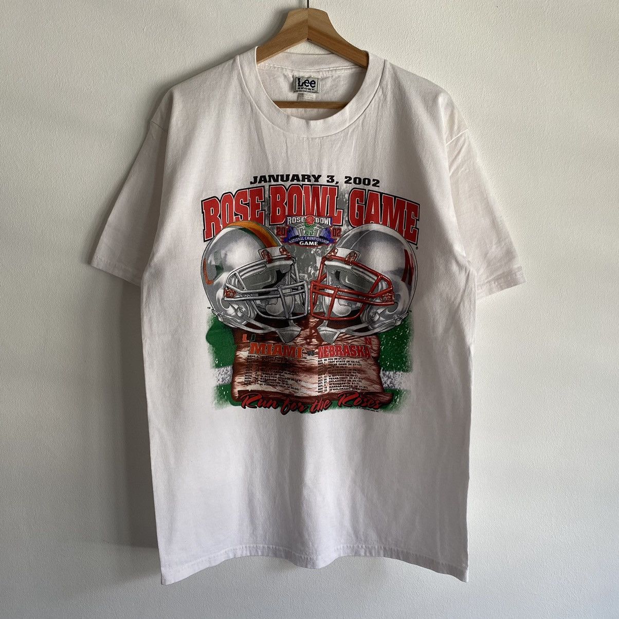 NFL × Vintage Vintage NFL Rose Bowl Miami Hurricanes Nebraska Size US L / EU 52-54 / 3 - 1 Thumbnail