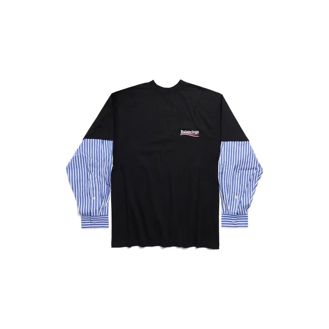 Balenciaga o1bcso1str0625 Political Campaign Layered T-Shirt Multicolor Size US XL / EU 56 / 4 - 1 Thumbnail