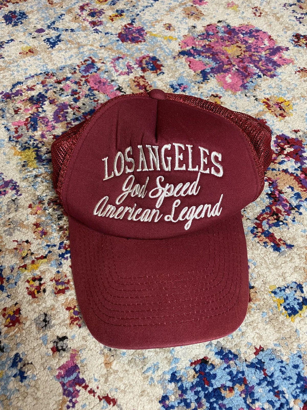 Japanese Brand Los Angeles God Speed American Legend Statements Trucker Size ONE SIZE - 1 Thumbnail