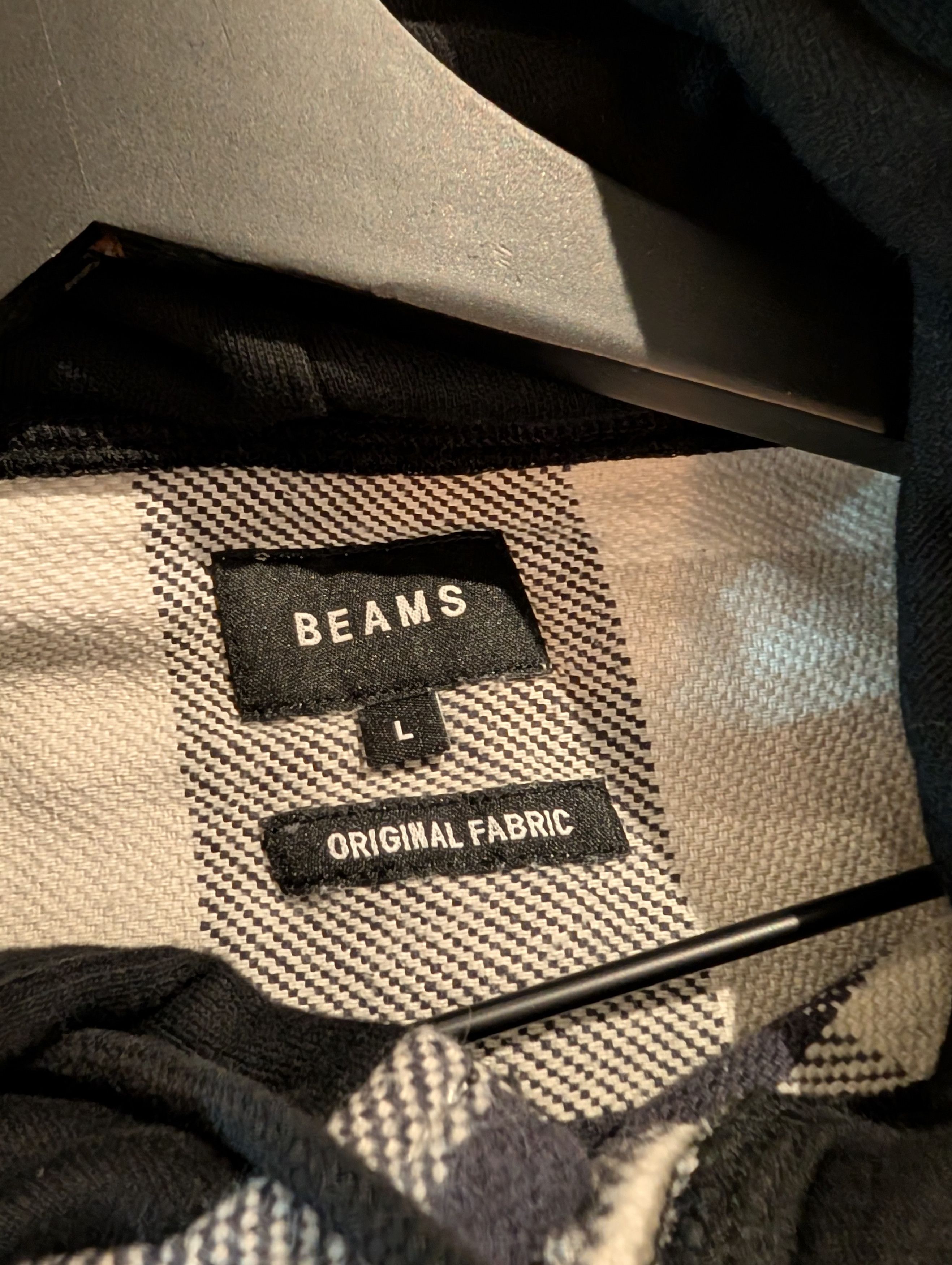 Beams Japan Hooded Cotton Check Nel Flannel Size US L / EU 52-54 / 3 - 4 Thumbnail