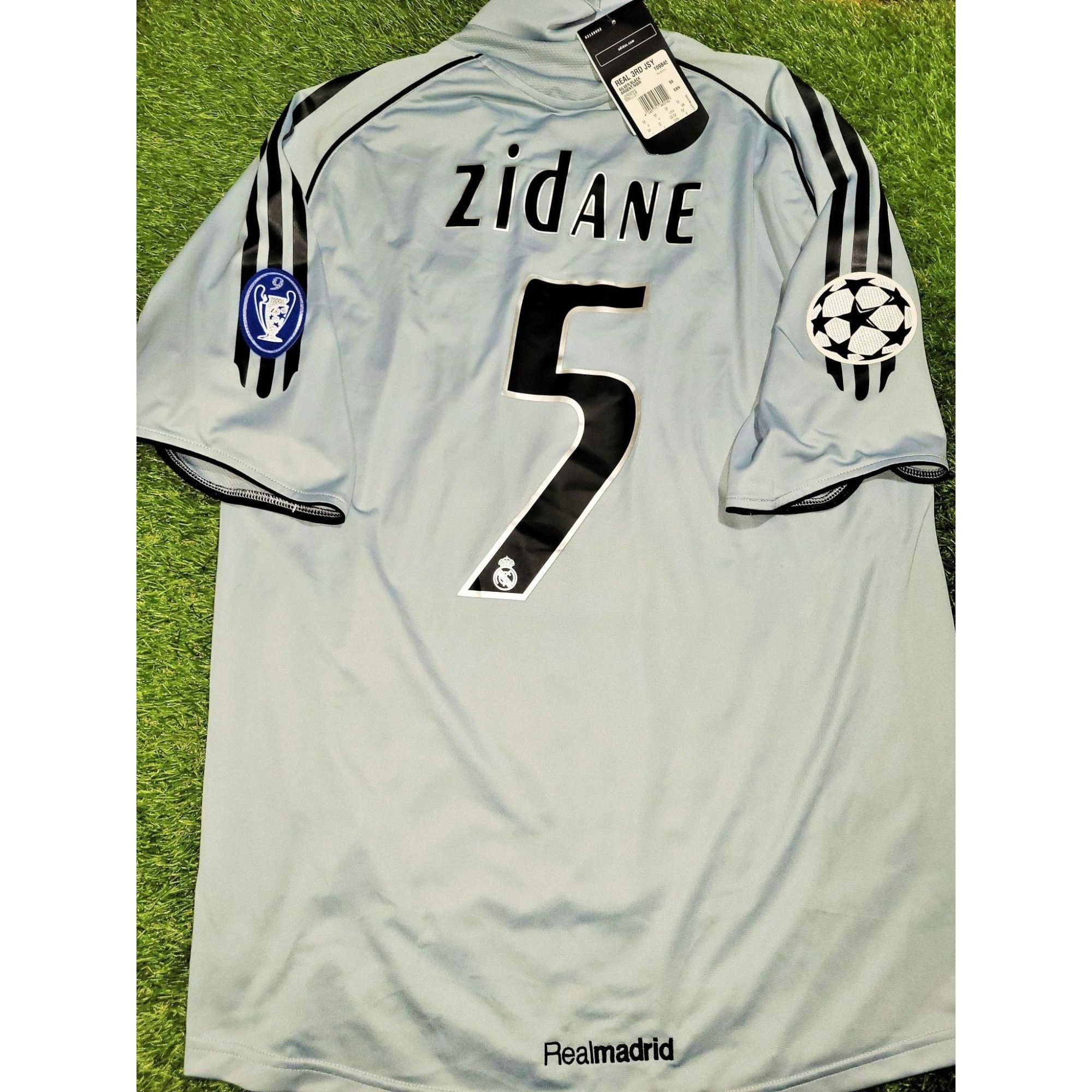 Adidas Zidane Real Madrid 2005 2006 Third UEFA Soccer Jersey BNWT M Grailed