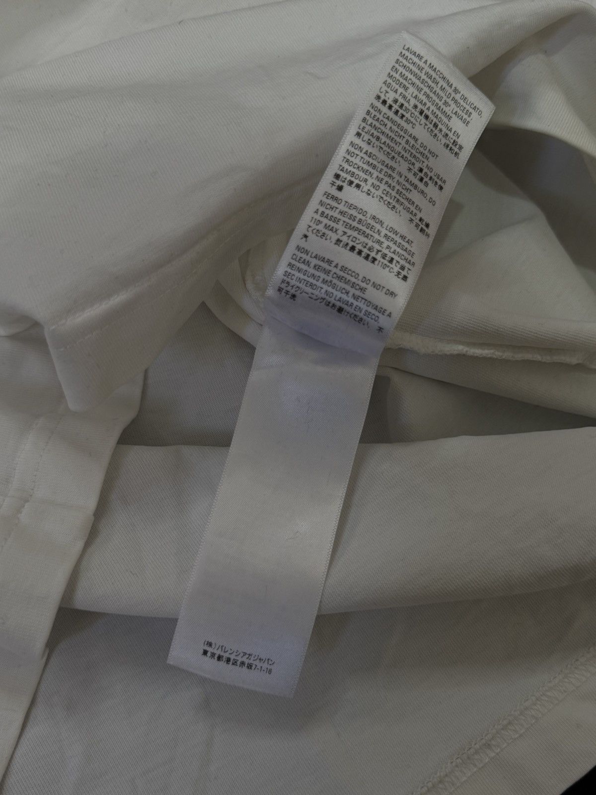 Balenciaga Balenciaga Paris T-Shirt – White Size US M / EU 48-50 / 2 - 5 Thumbnail