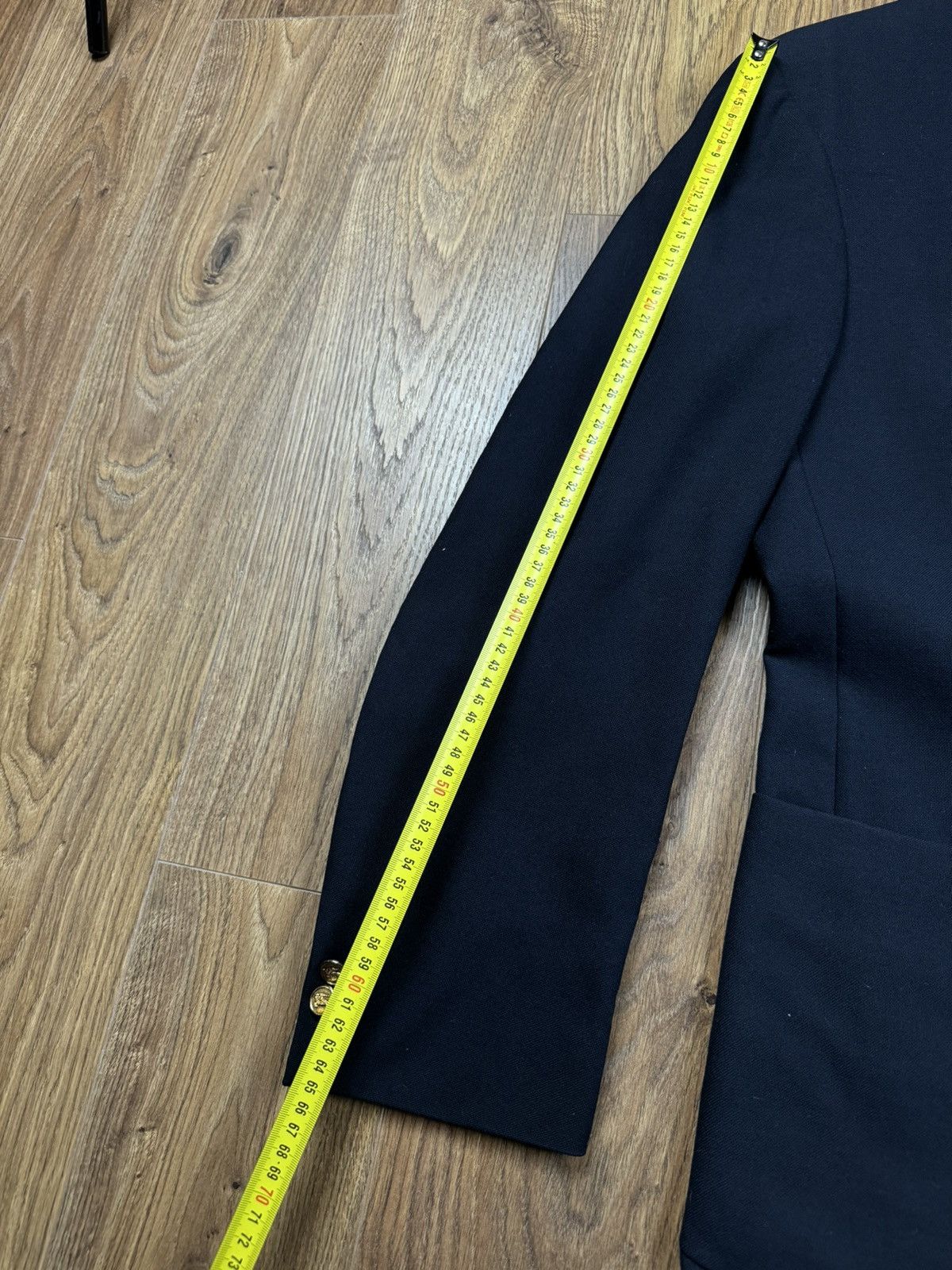 Burberry Vintage wool blazer Burberry original luxury item Size 46L - 7 Thumbnail