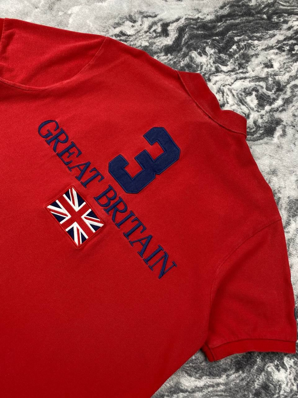 Polo Ralph Lauren Vintage Polo Ralph Lauren Great Britain GBR Rugby Shirt Size US XL / EU 56 / 4 - 10 Thumbnail