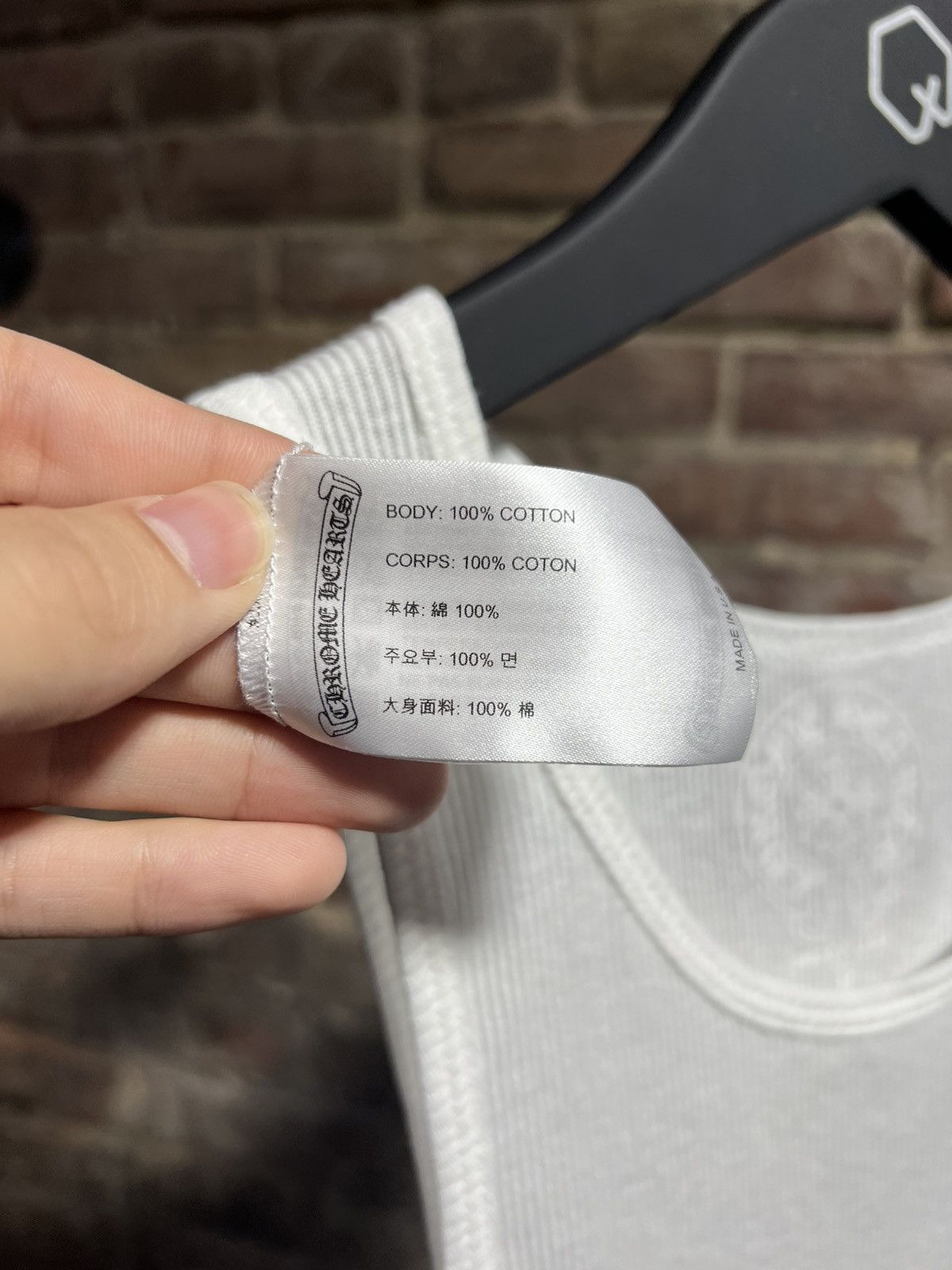 Chrome Hearts Chrome Hearts Tank Top White/Pink Size US M / EU 48-50 / 2 - 4 Thumbnail