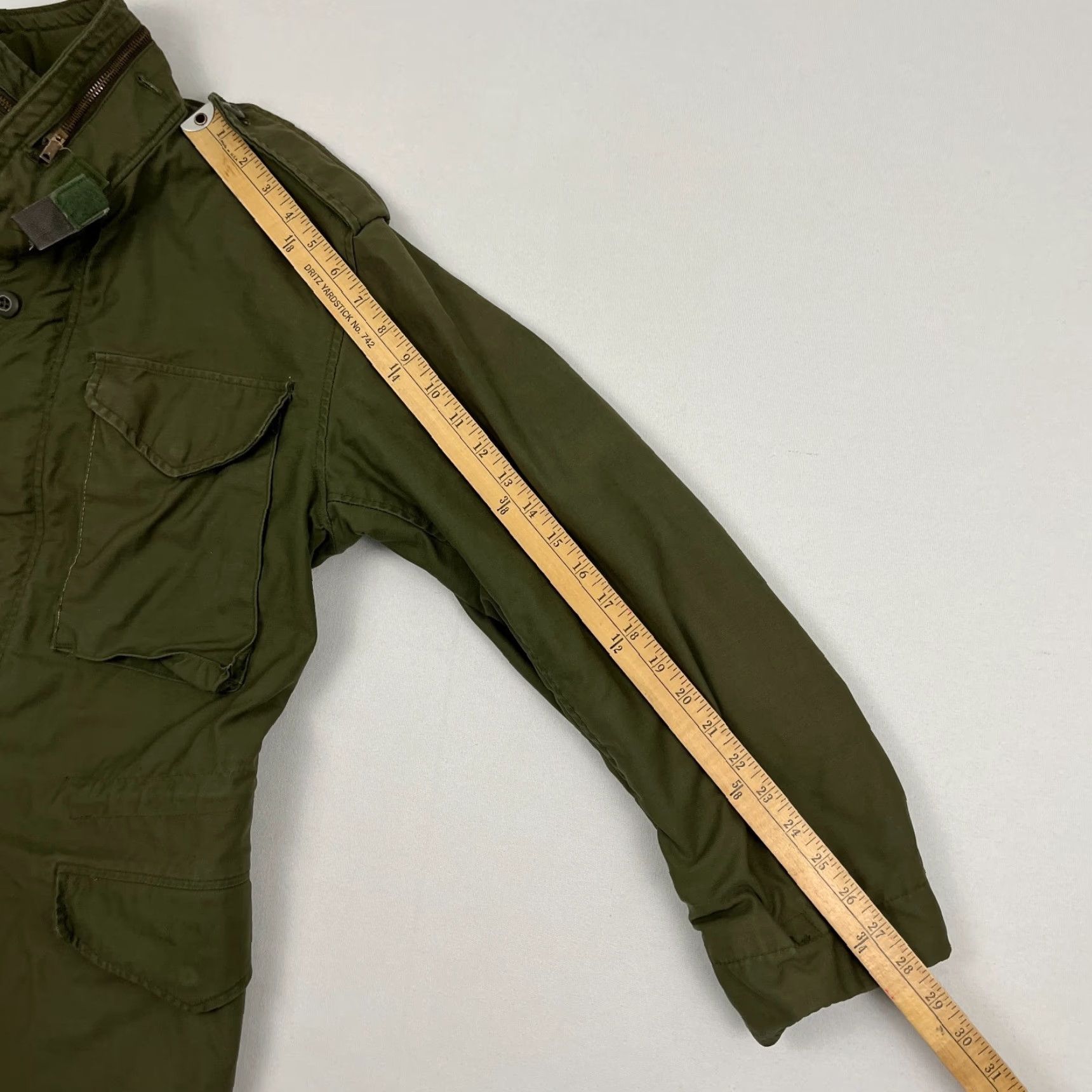 Alpha Industries VTG Alpha Industries OG-107 Cold Weather Jacket Mens M Olive Green Military Coat Jacket Size US M / EU 48-50 / 2 - 6 Thumbnail