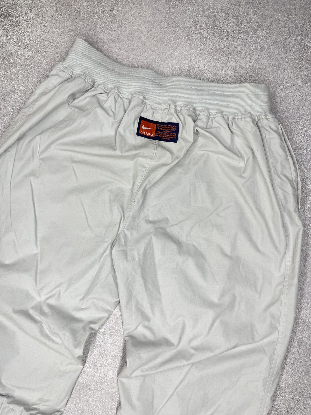 Vintage Vintage Nike Air Force Sweatpants Grey Swoosh Y2K Drill ACG Size US 36 / EU 52 - 8 Thumbnail