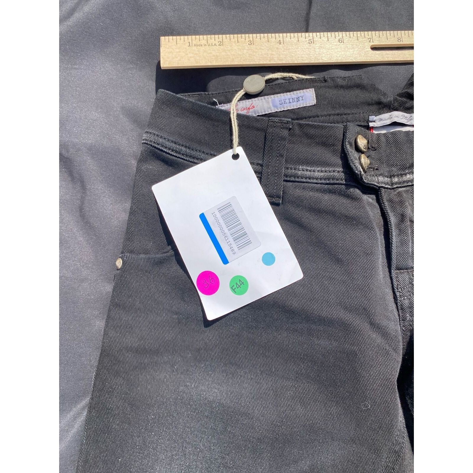 Other Cycle Denim Skinny Black Wash Women's Jeans 29 NWT Size 29" - 4 Thumbnail