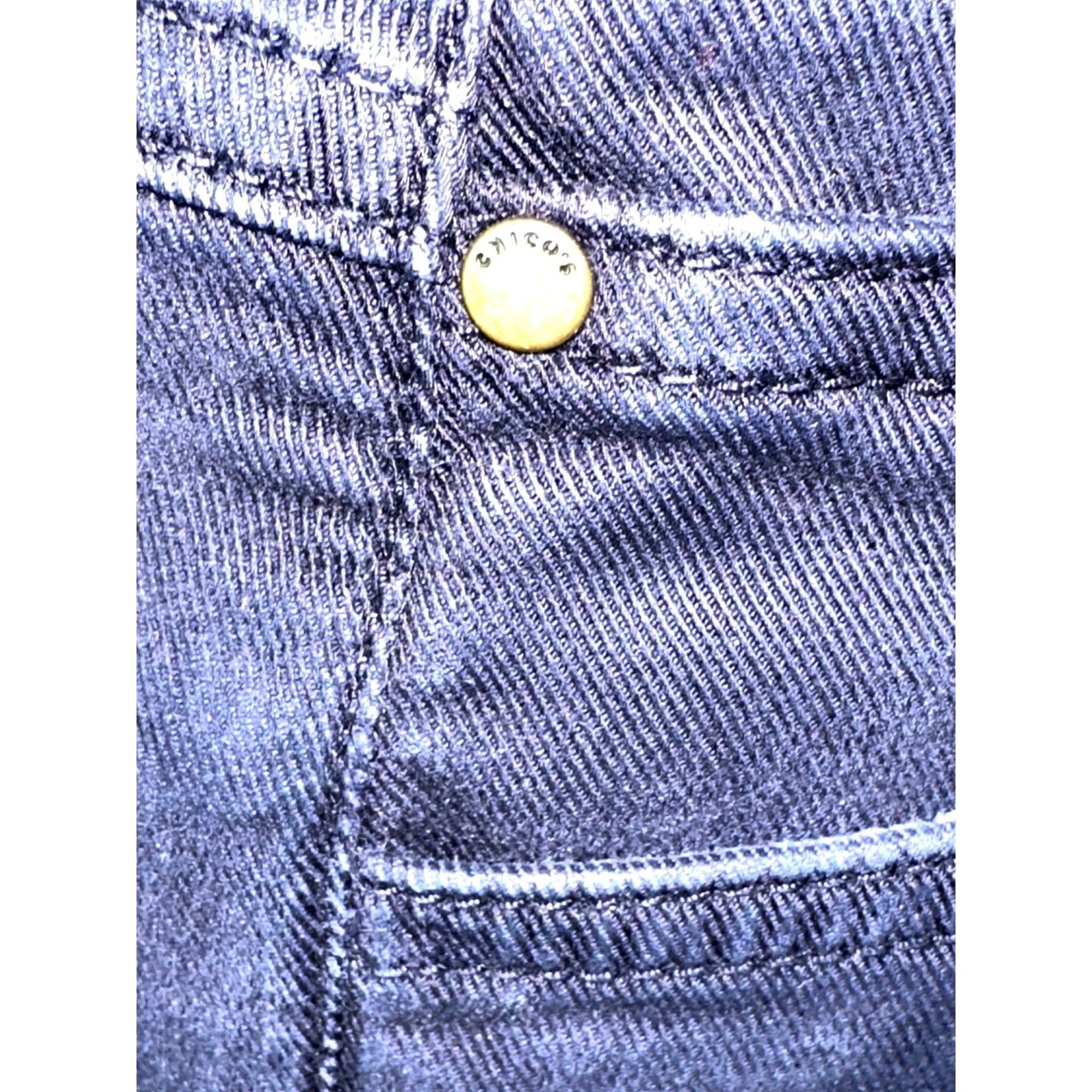 Chicos Chicos So Slimming Womens Cargo Jeans With Zip Details Slim Size 25" / US 0 / IT 36 - 7 Thumbnail