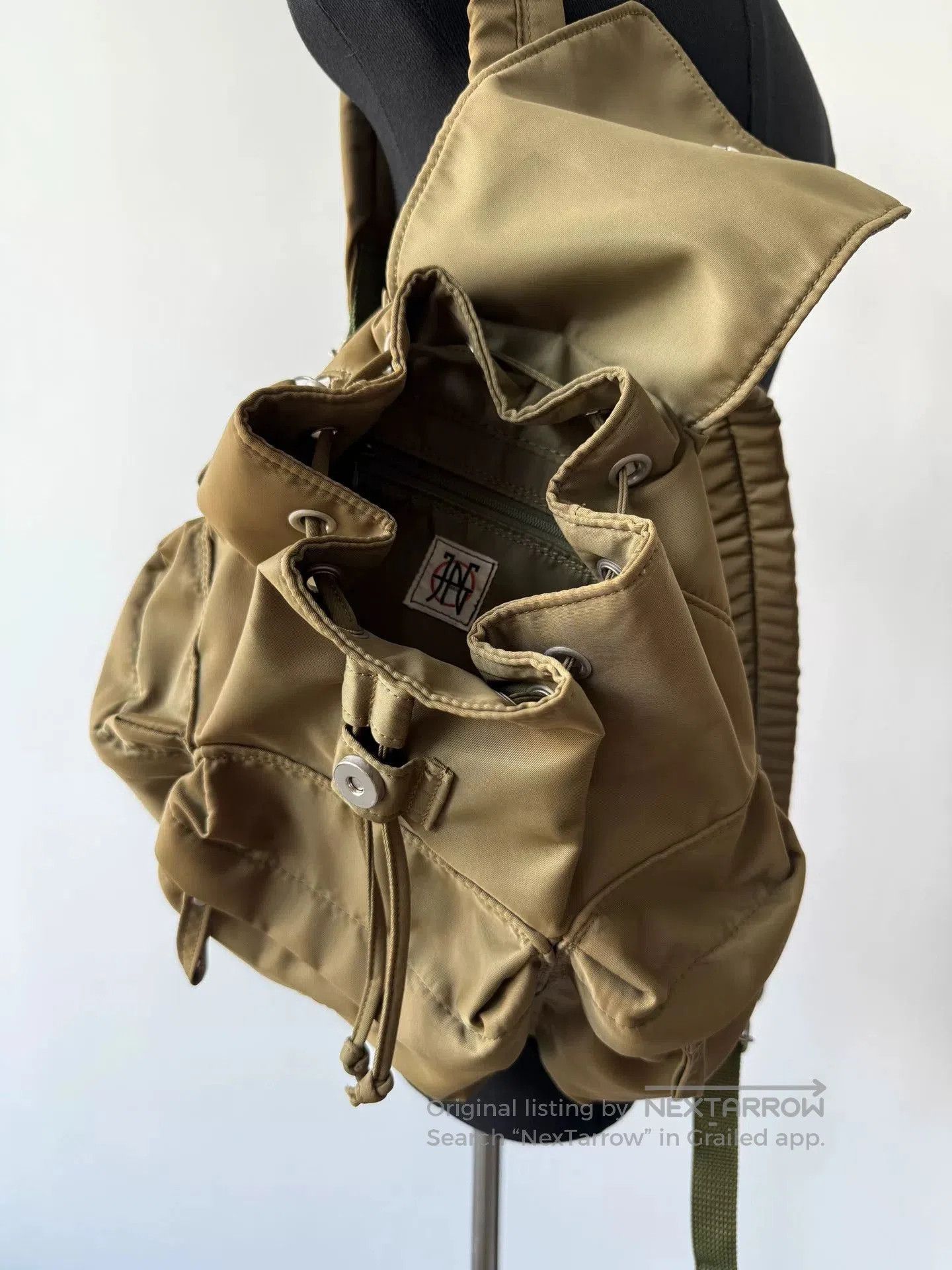 Jean Paul Gaultier Jean Paul Gaultier Olive Green Backpack. Size ONE SIZE - 7 Thumbnail
