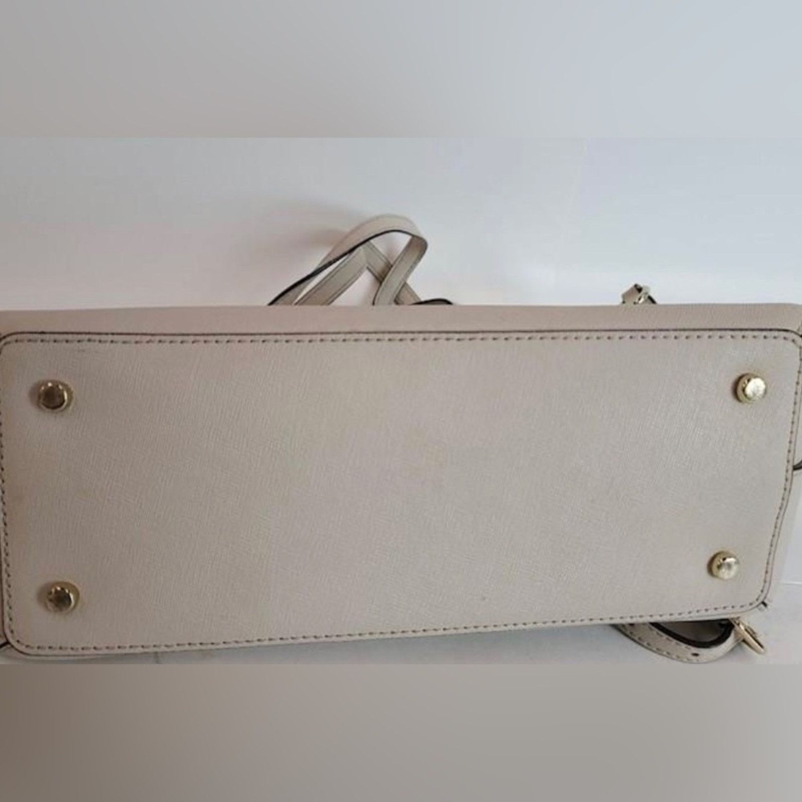 Kate Spade KATE SPADE New York Cream Leather Top Handle Bag Size ONE SIZE - 5 Thumbnail