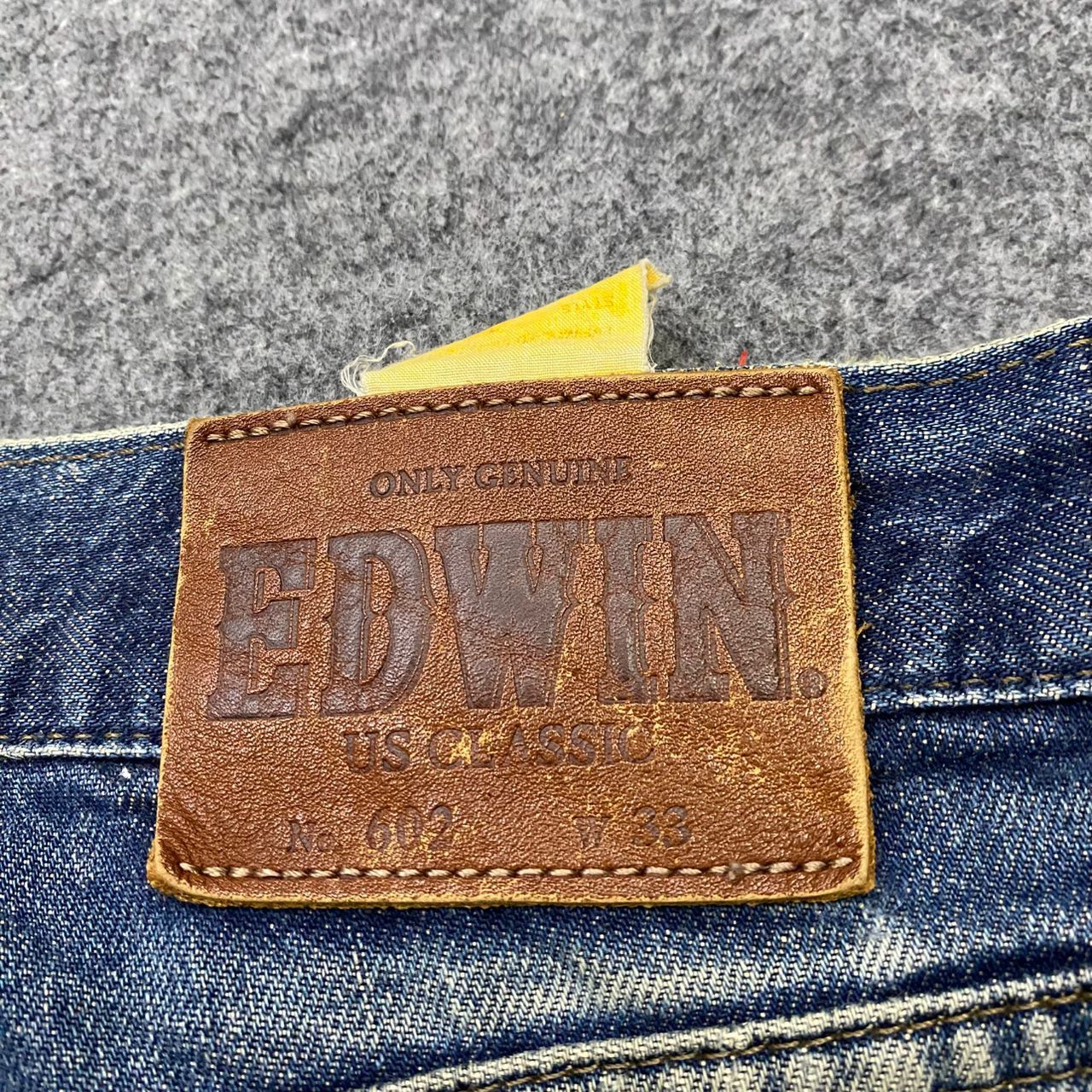 If Six Was Nine 💥Best Offer💥Vintage 90s Edwin Distressed Denim Size US 33 - 13 Thumbnail