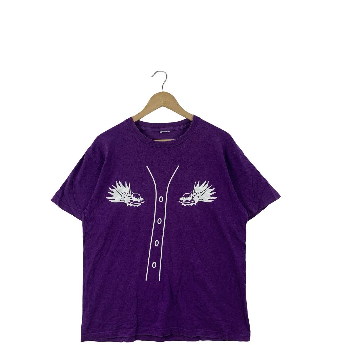 Vintage Vintage Dragon Graphic Baseball Jersey Style Print Chest Size US M / EU 48-50 / 2 - 5 Thumbnail