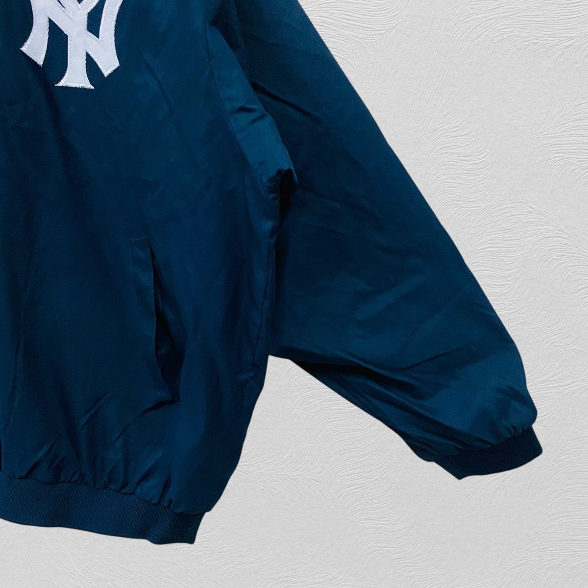 Majestic Vintage newyork yankees MLB lighjacket half zipper Size US XXL / EU 58 / 5 - 5 Thumbnail