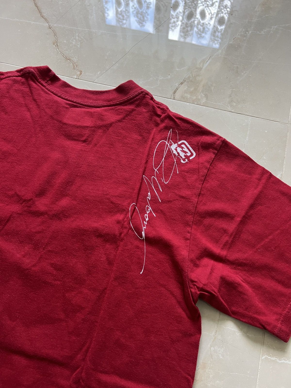 Billabong × Vintage Vintage billabong red t-shirt with large logo on the chest Size US L / EU 52-54 / 3 - 6 Thumbnail