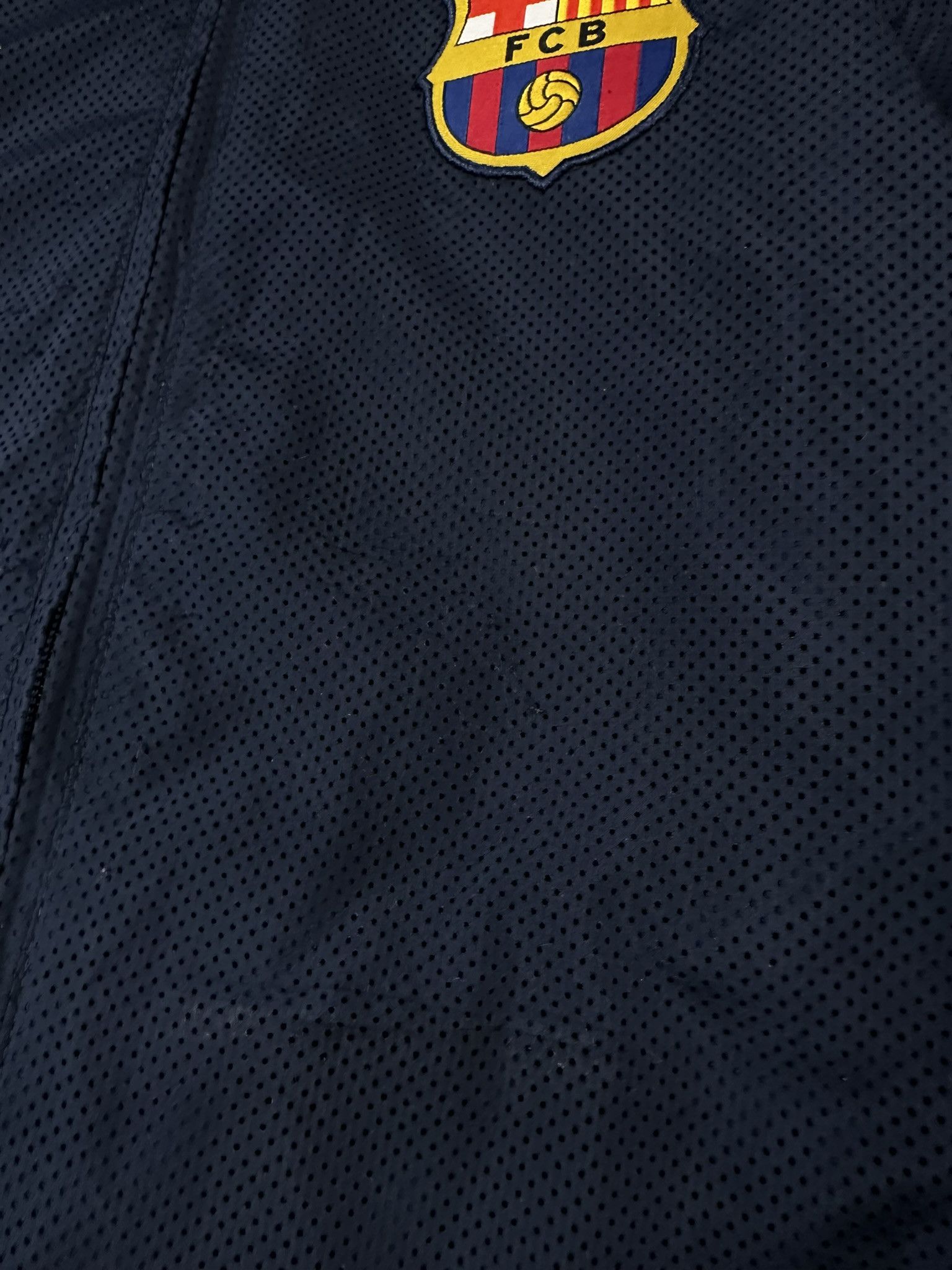 Nike 00s Vintage Nike FC Barcelona Nylon Zip Tracksuit Y2k Size US L / EU 52-54 / 3 - 6 Thumbnail