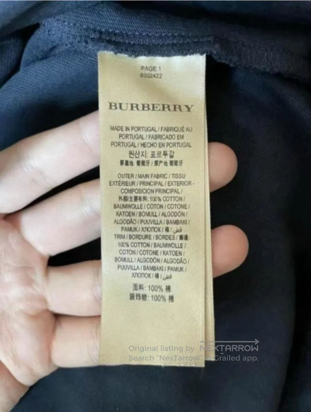 Burberry Burberry Back Logo Sweatshirt| Size US L / EU 52-54 / 3 - 4 Thumbnail