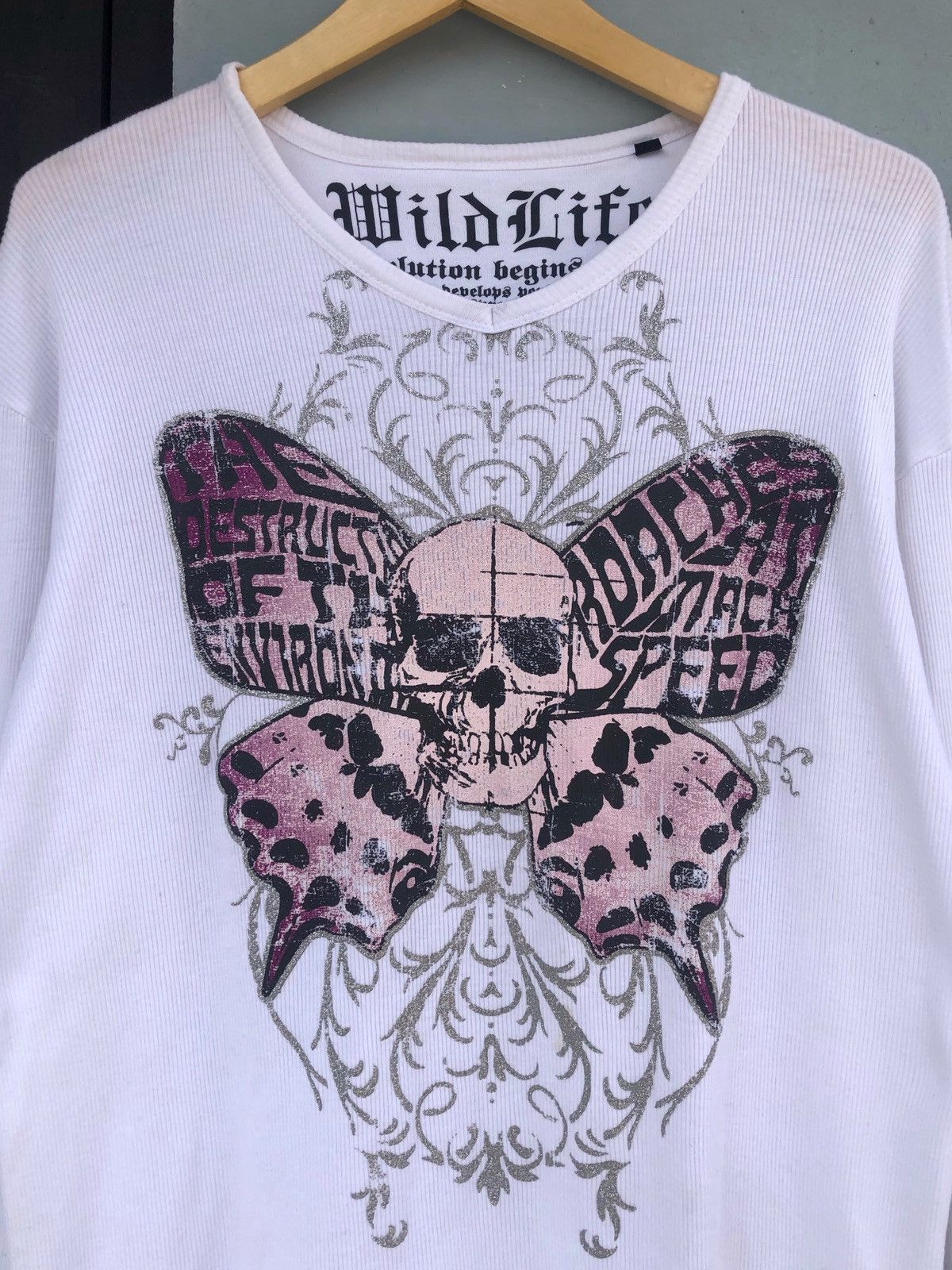 Hysteric Glamour × If Six Was Nine × Japanese Brand WildLite-Japanese Skulls long sleeve Ifsixwasnine lgb style Size US L / EU 52-54 / 3 - 3 Thumbnail