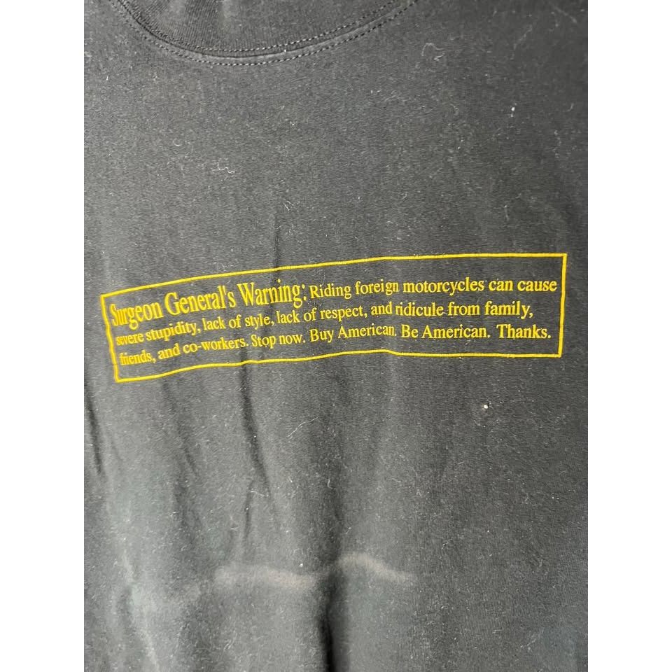 Vintage Vintage American Motorcycle Funny Mall men t shirt sz LG Size US L / EU 52-54 / 3 - 2 Thumbnail