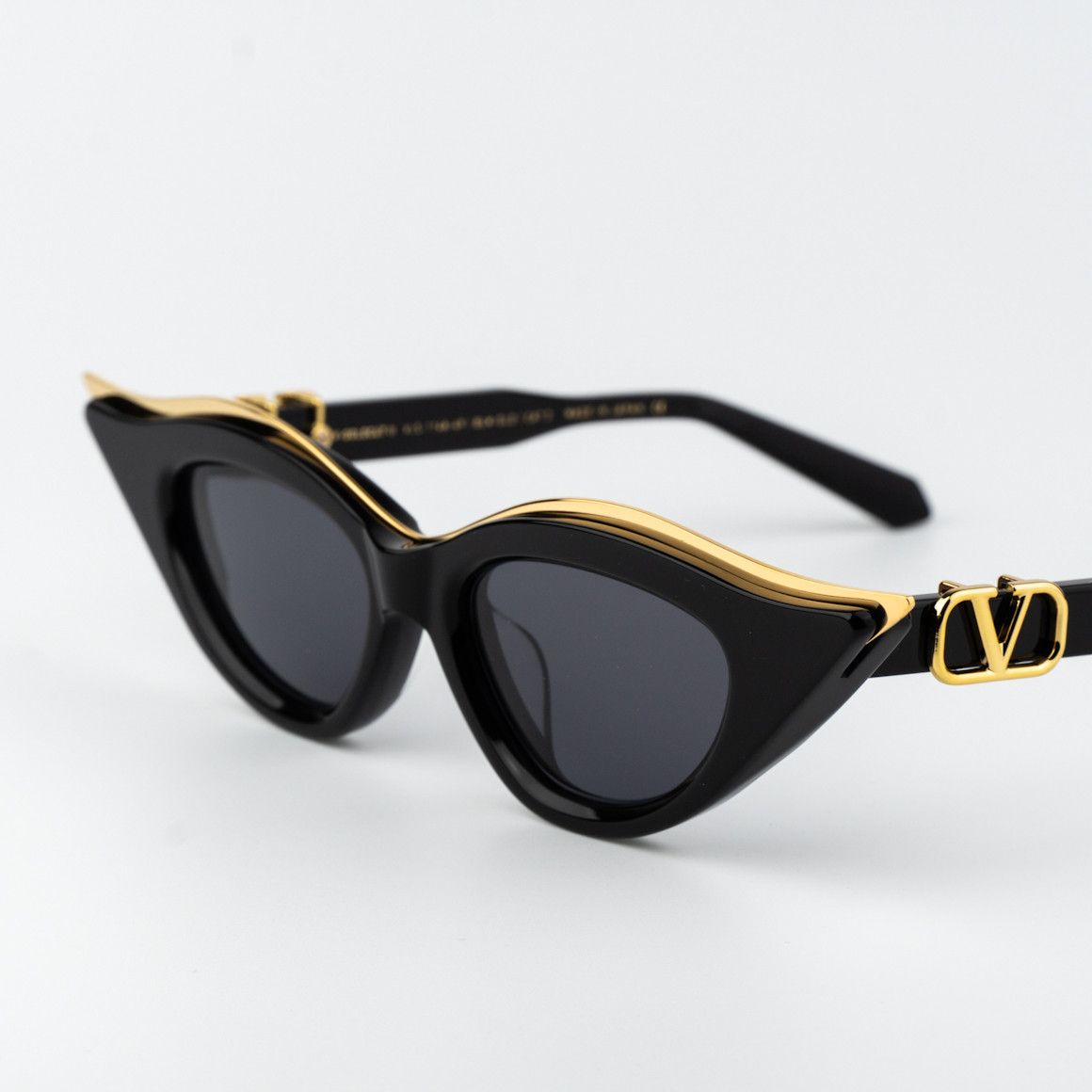Valentino Valentino Sunglasses Black Grey V-GOLDCUT - II VLS-114A 49 Size ONE SIZE - 3 Thumbnail