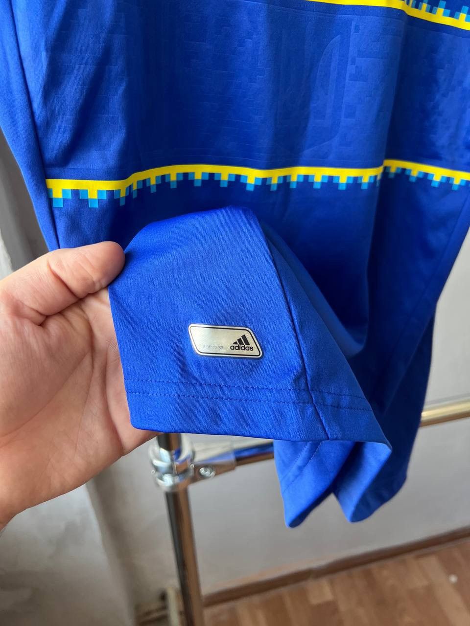 Adidas 2012/13 UKRAINE #10 KONOPLYANKA AWAY SOCCER FOOTBALL JERSEY Size US S / EU 44-46 / 1 - 7 Thumbnail