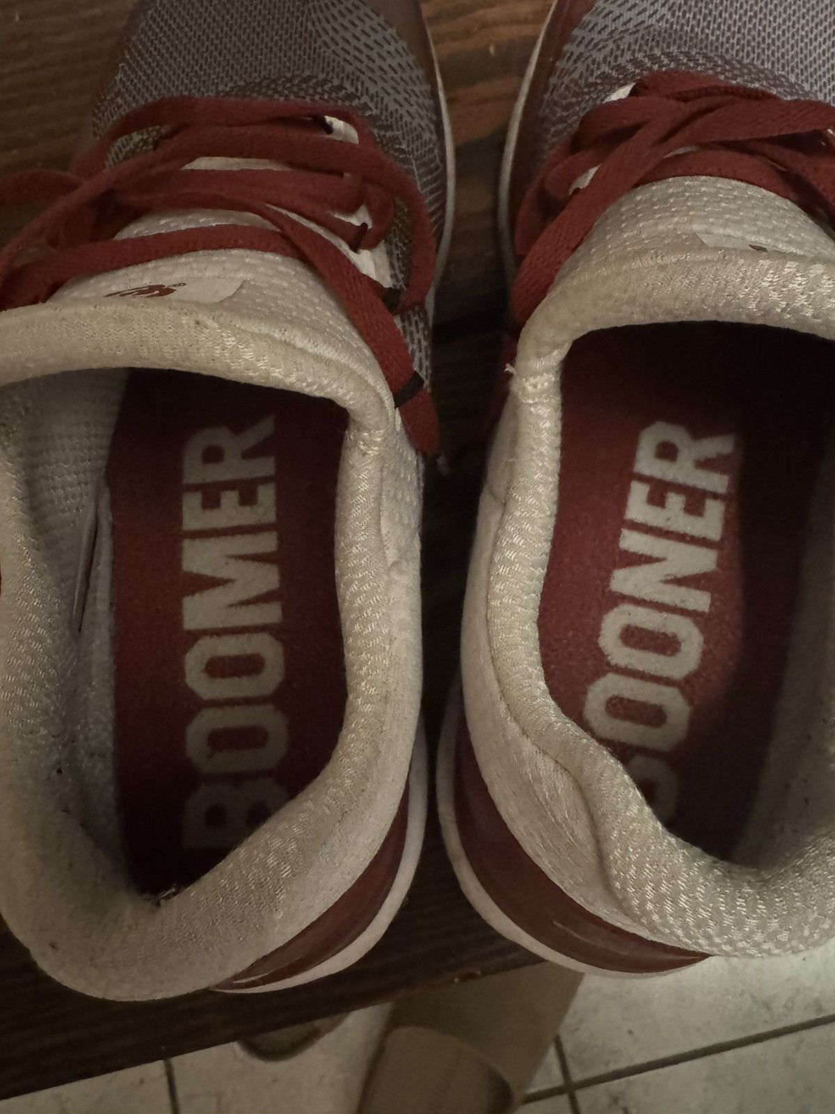 Nike Oklahkma Sooners Nike Free Runs Size US 11 / EU 44 - 7 Thumbnail