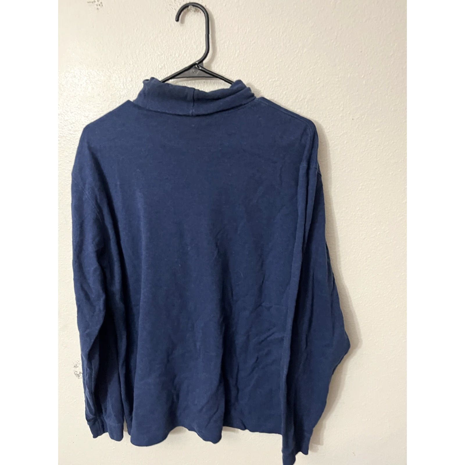 Vintage VINTAGE LL Bean Men’s Blue Long Sleeve Turtleneck Preppy Shirt Sz Large 0 YP52 Size US L / EU 52-54 / 3 - 3 Thumbnail