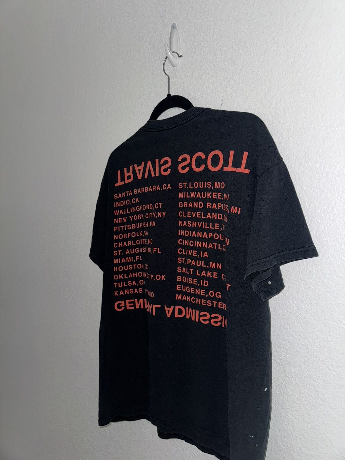 Travis Scott Travis Scott Birds Tour Concert Tee Size US L / EU 52-54 / 3 - 6 Thumbnail
