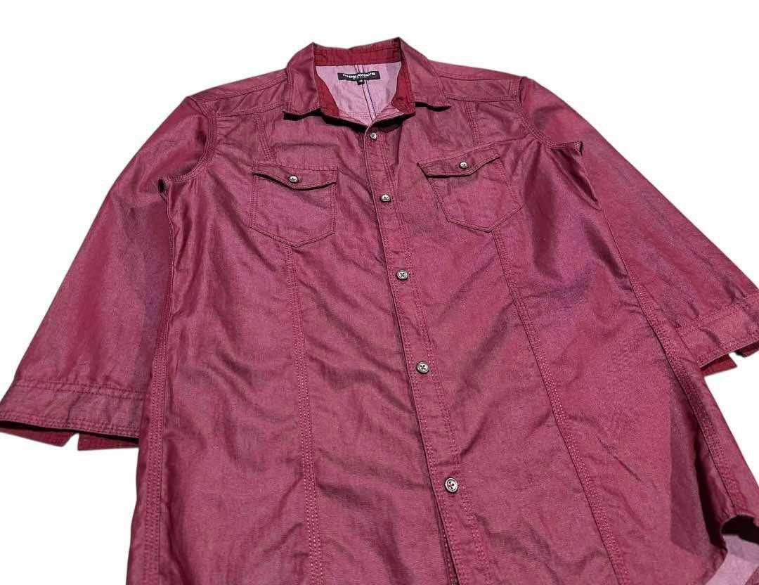 HIDEAWAYS 🔥SickY2K Hideaways Nicole Waxed Shirt 3/4 Sleeve Size US M / EU 48-50 / 2 - 2 Thumbnail